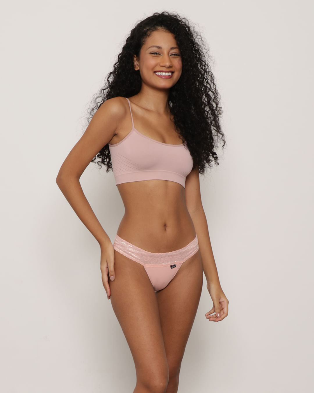 Calc Cotton Cos Renda Lisa 2403 - Laranja Medio