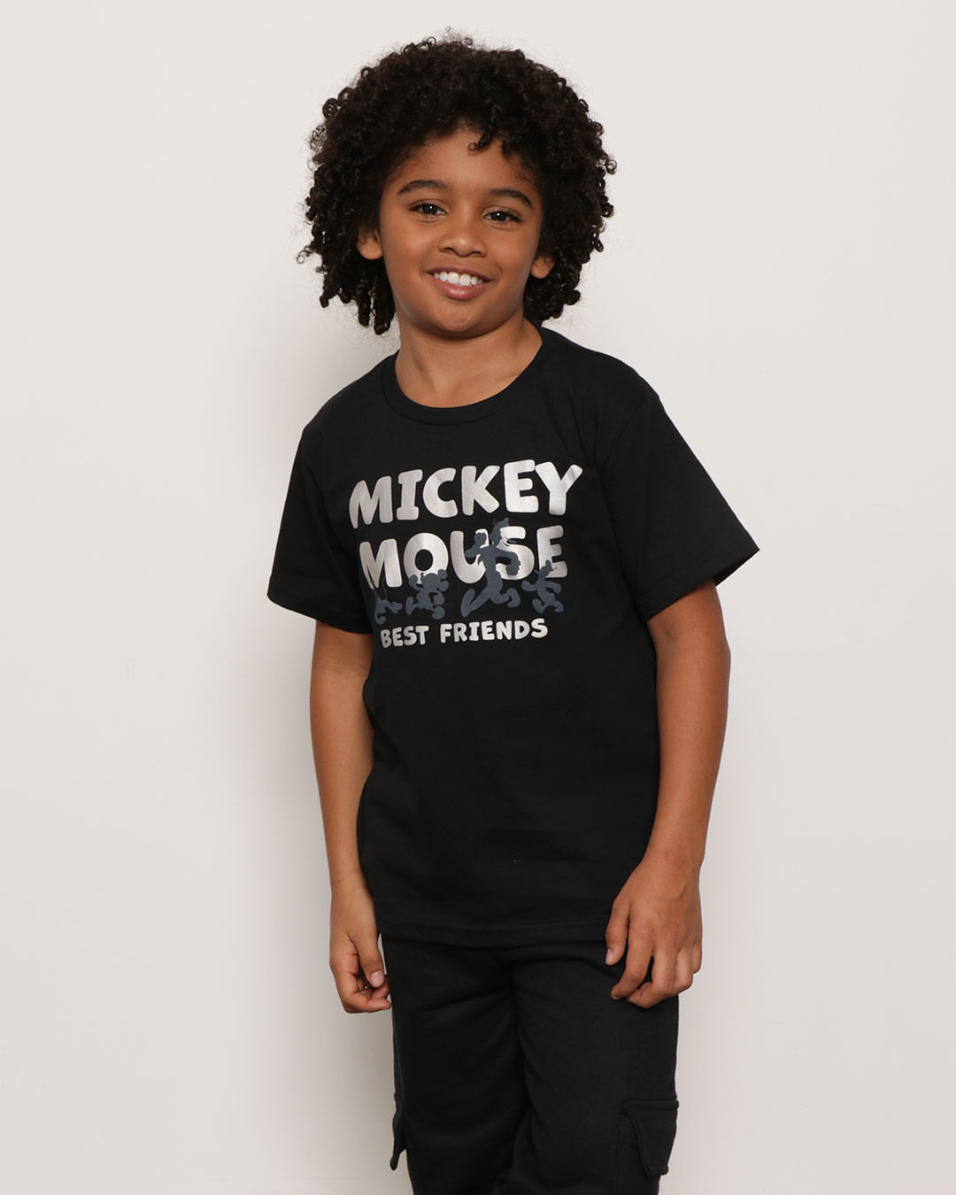 Camiseta T37849 M/C M 4/10 Mickey - Preto