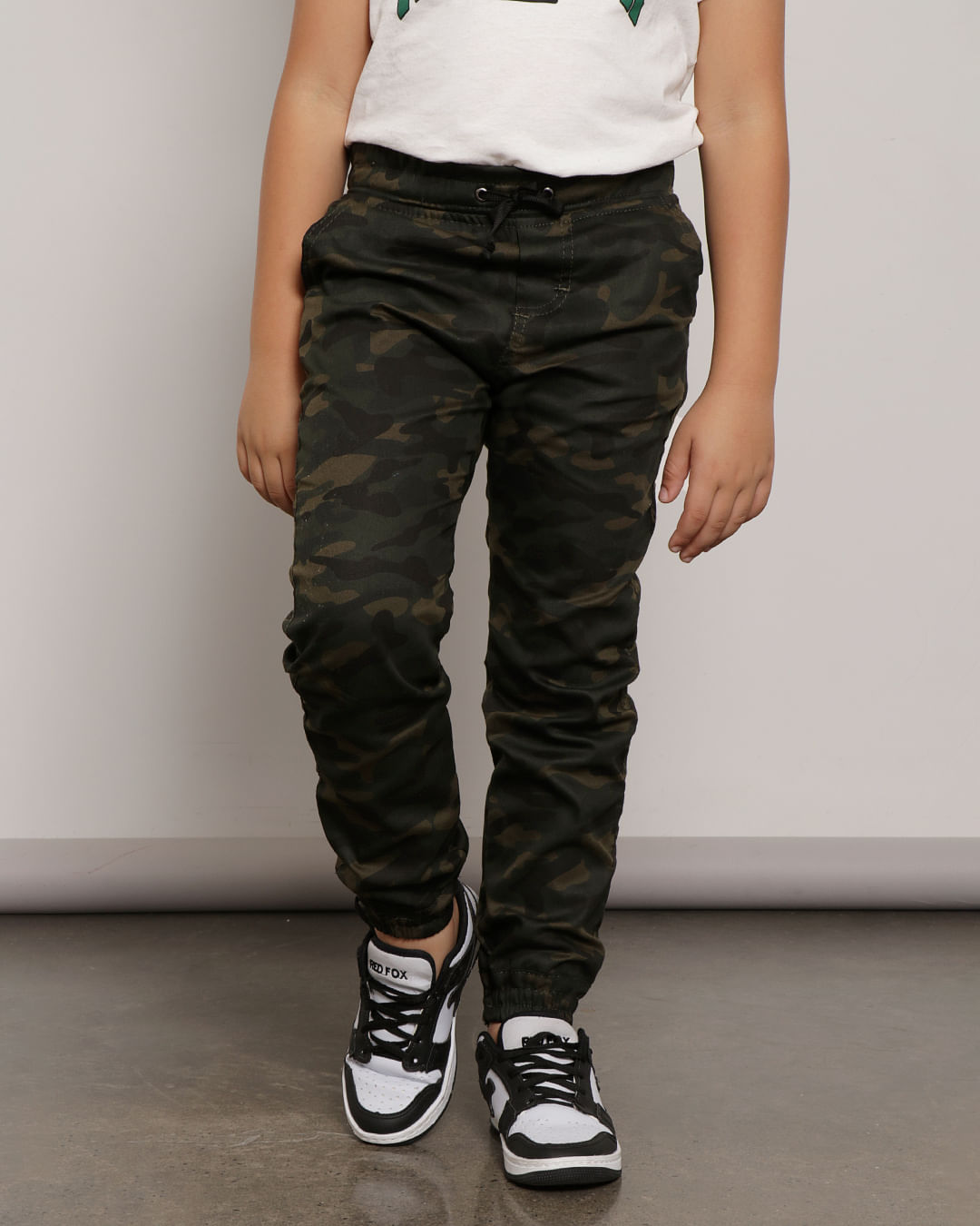 Jogger Camuflada 01 Masc 4/8 - Verde Outros