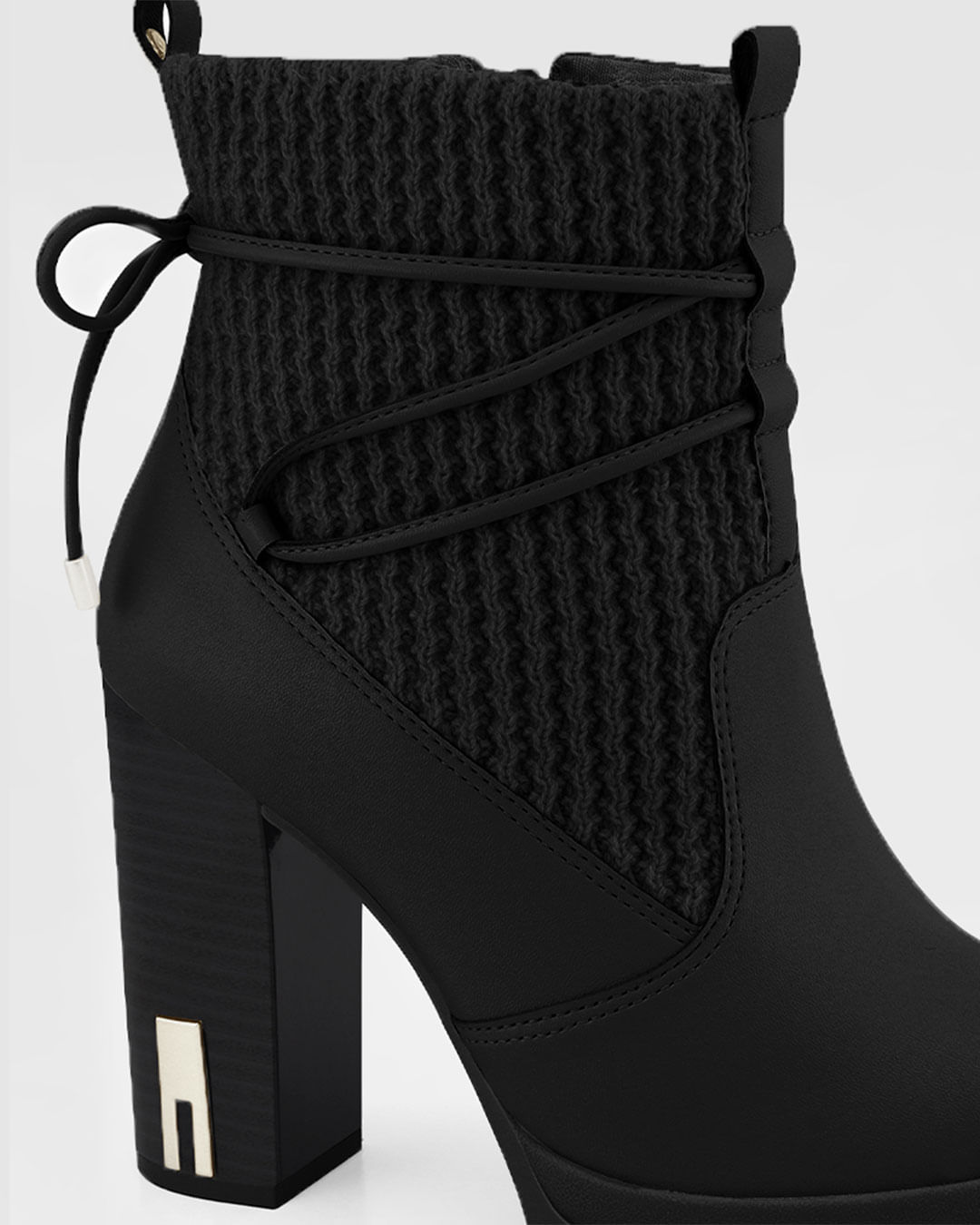 Bota Preta Ramarim Online Bota Feminina Coturno Ramarim Cano Curto