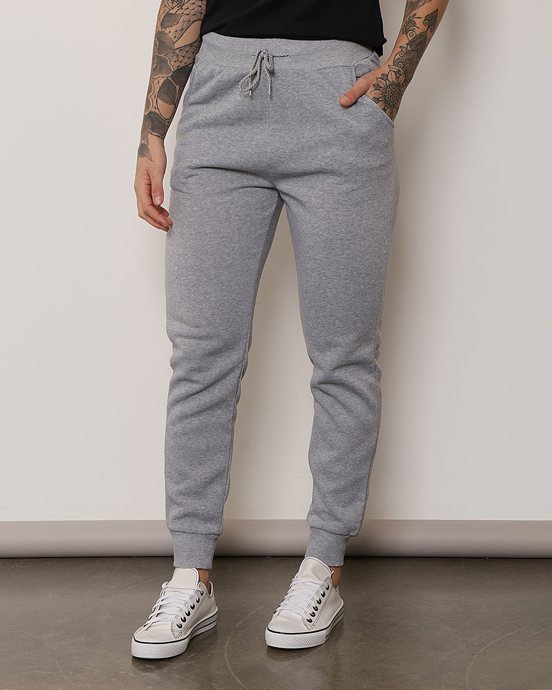 Calca Moletom Jogger L00b-504 Mescla - Mescla Medio