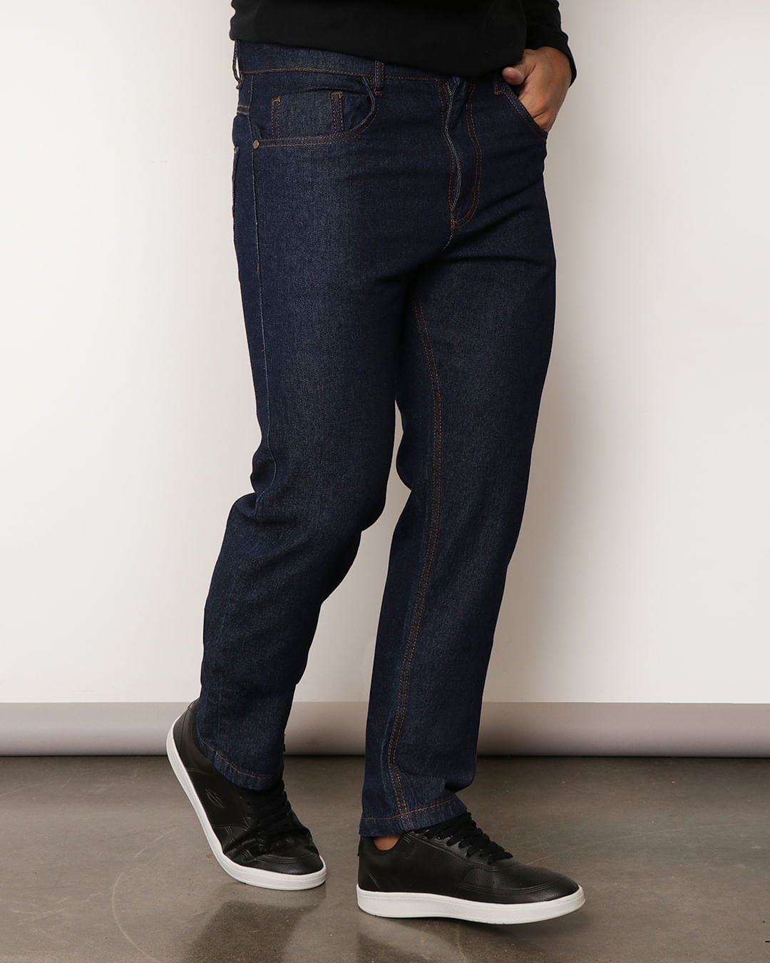 Calca Jns Jvm Ret Aze Combate - 6965 - Blue Jeans Escuro