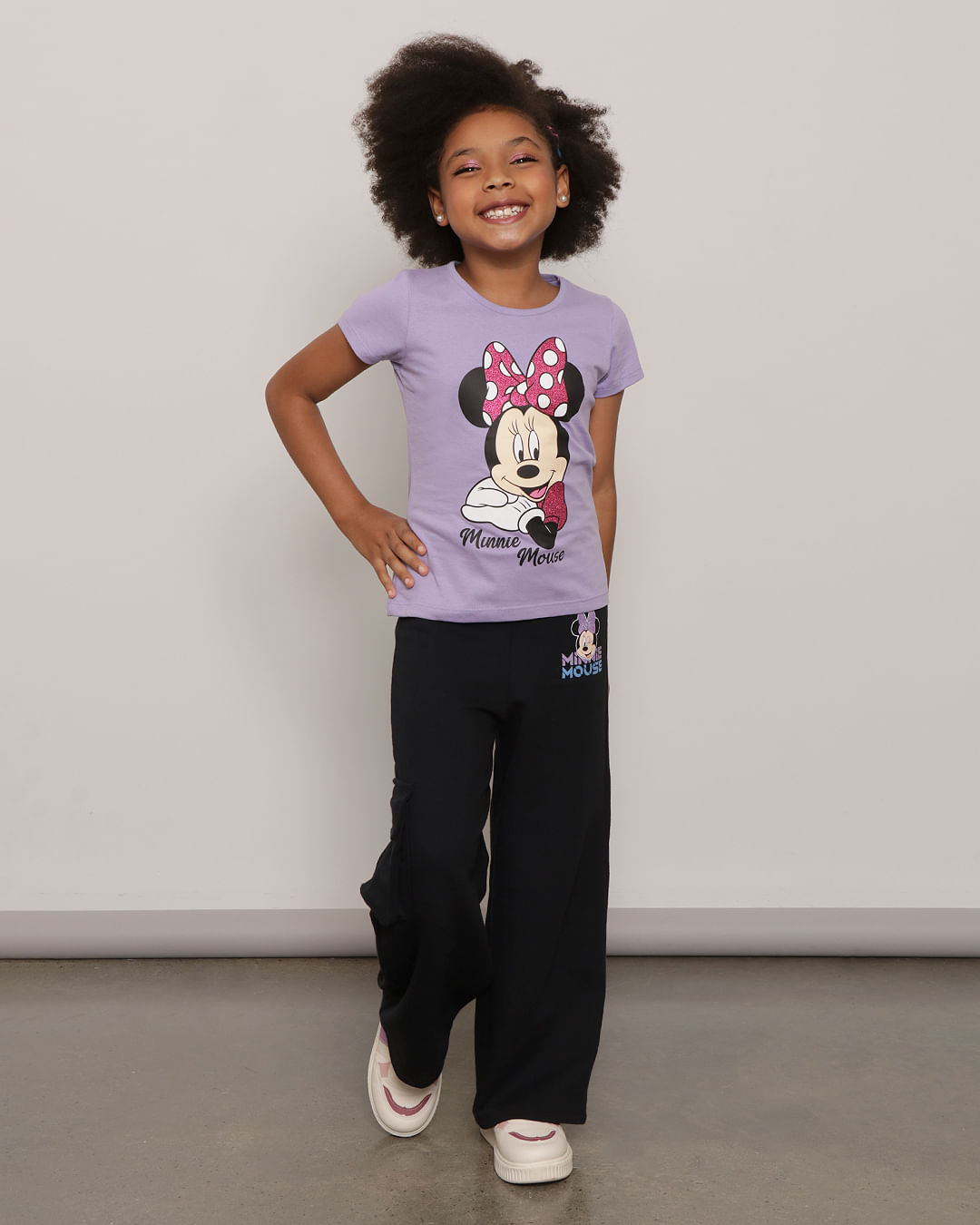 Blusa 103430t Minnie M/C F 4/10 - Lilas Medio