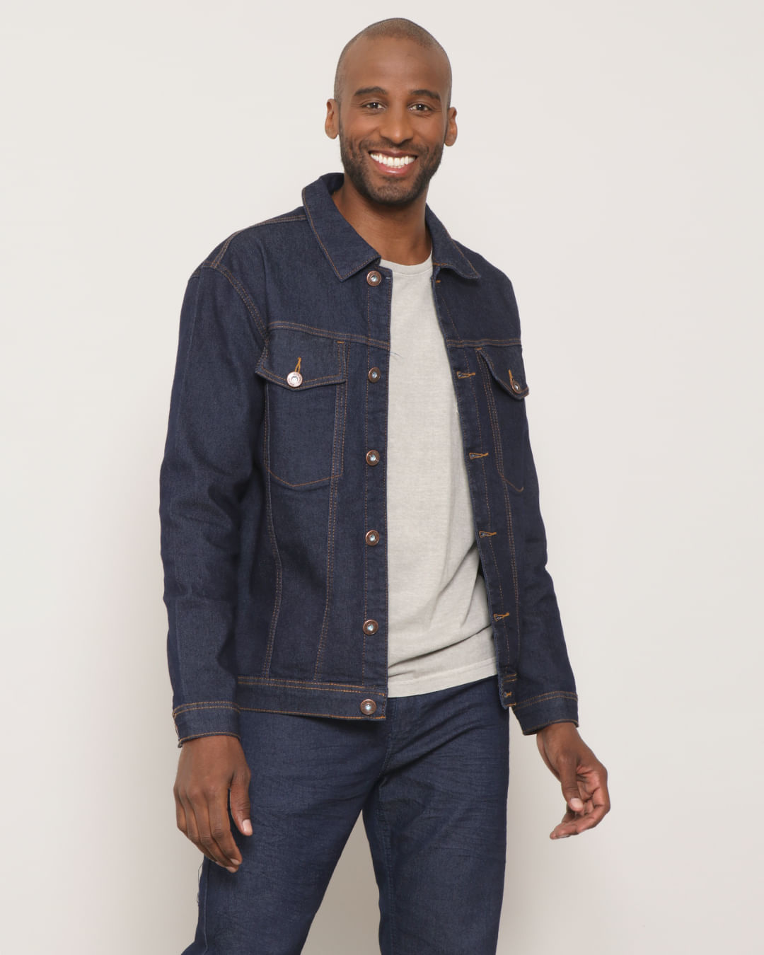 Top Jns Cpt Jaq Ama Vintage - 45031 - Blue Jeans Escuro