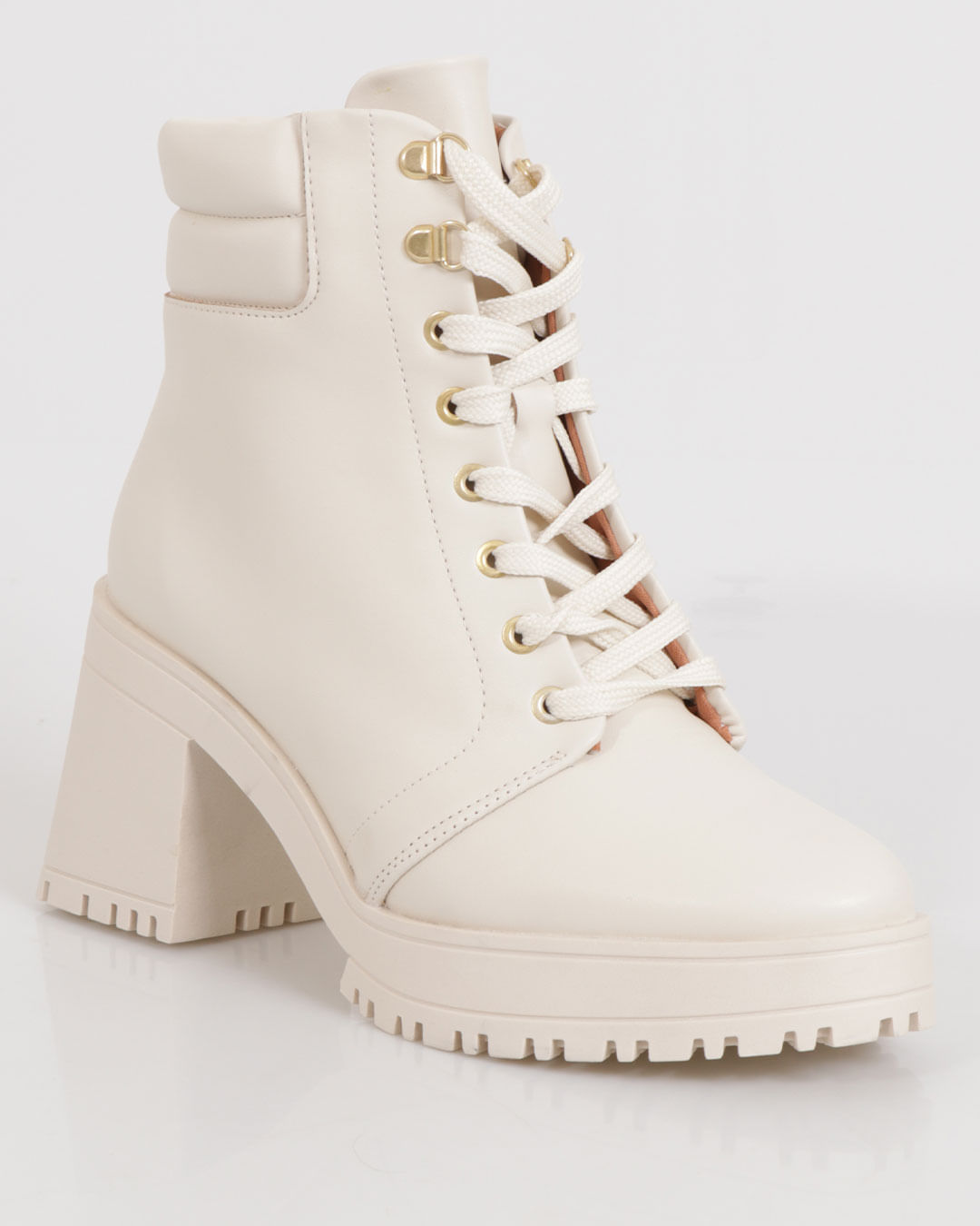 Bota Salto Tratorado Cano Curto Salto Tratorado Coturno De Cano