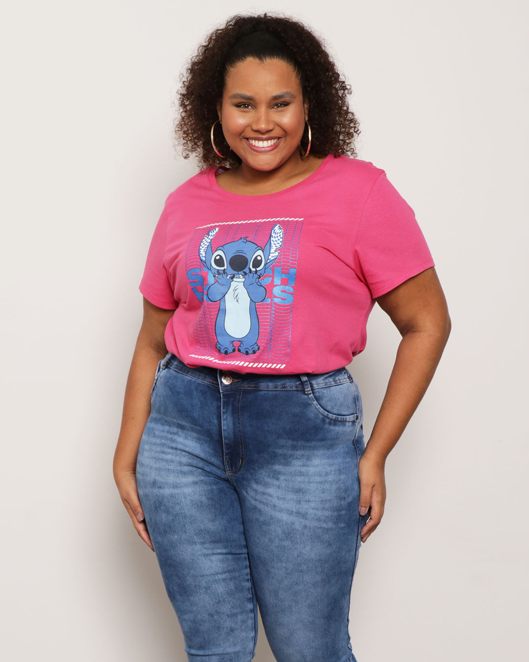 Blusa Feminina Plus Size Camisete Feminino Jeans Camisa Jeans