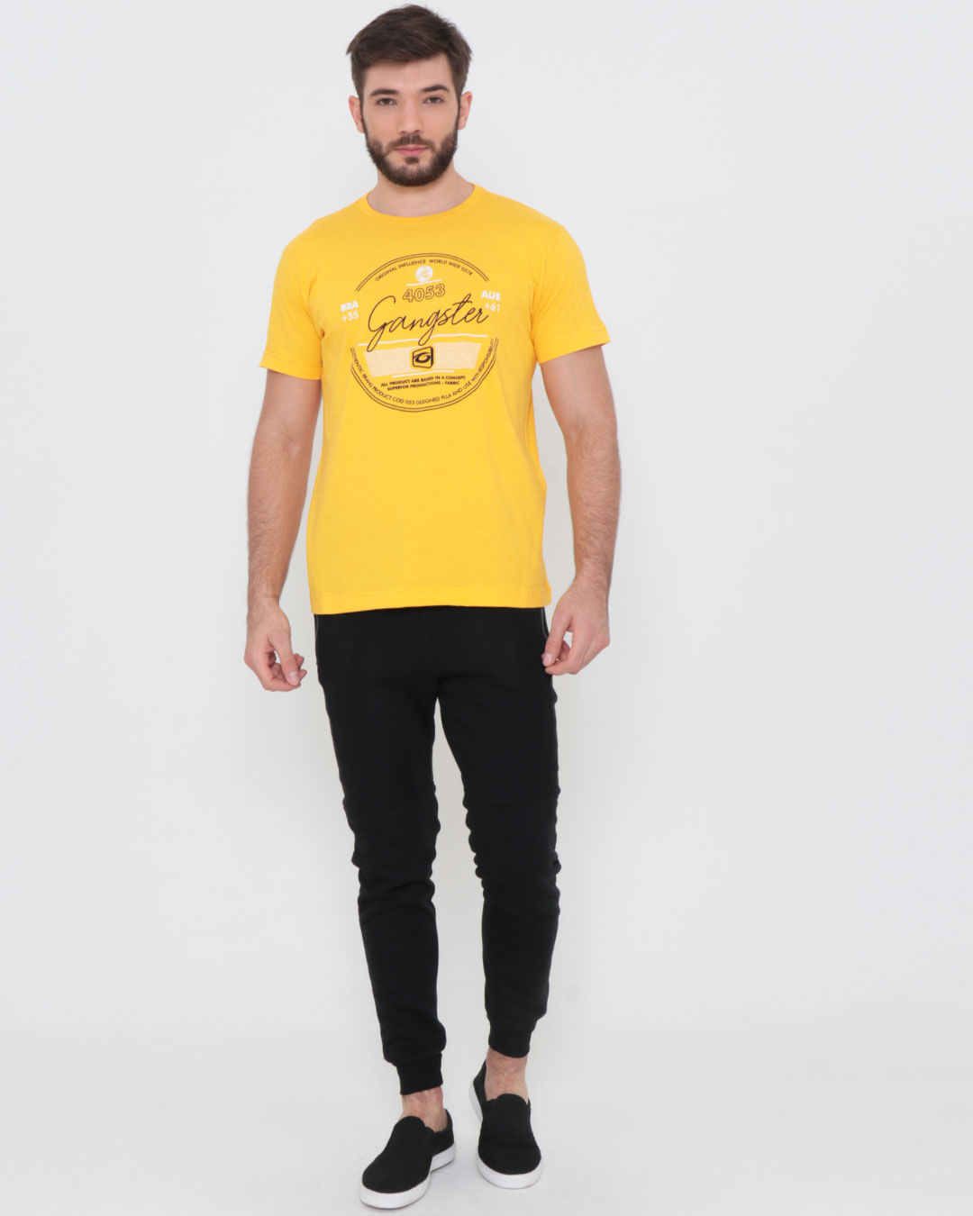 Calça Moletom Masculina Jogger Com Recortes Preta