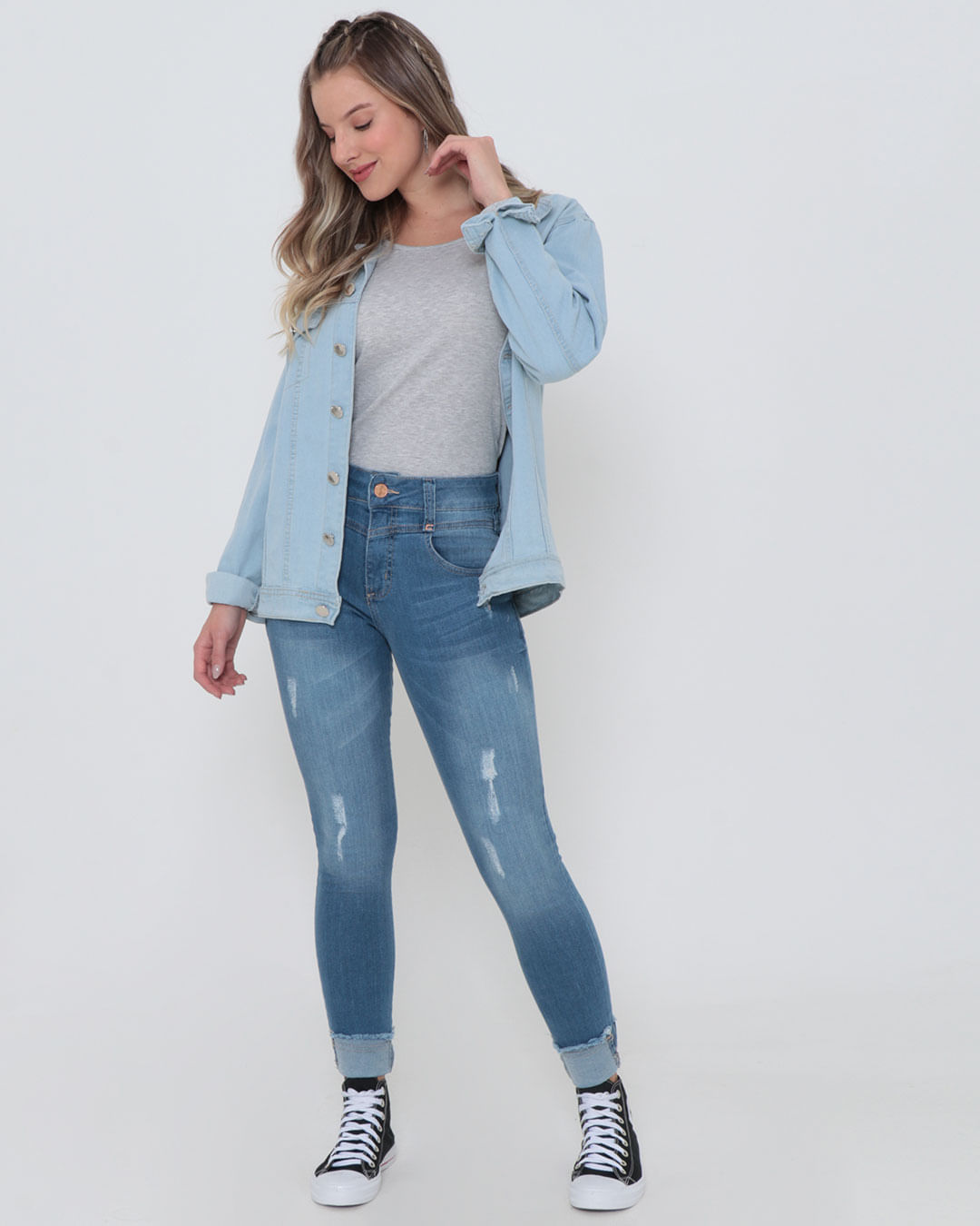 Calça Jeans Dobrada Com Bota Calça Dobrada Usar Coturno Com CalÇa