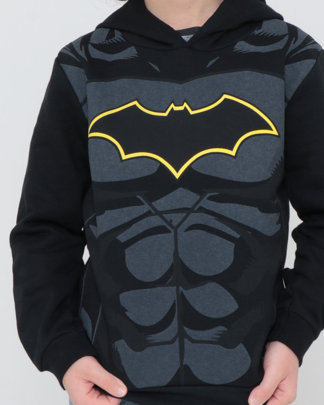 Blusão Moletom Infantil Batman Liga da Justiça Preto Lojas Torra