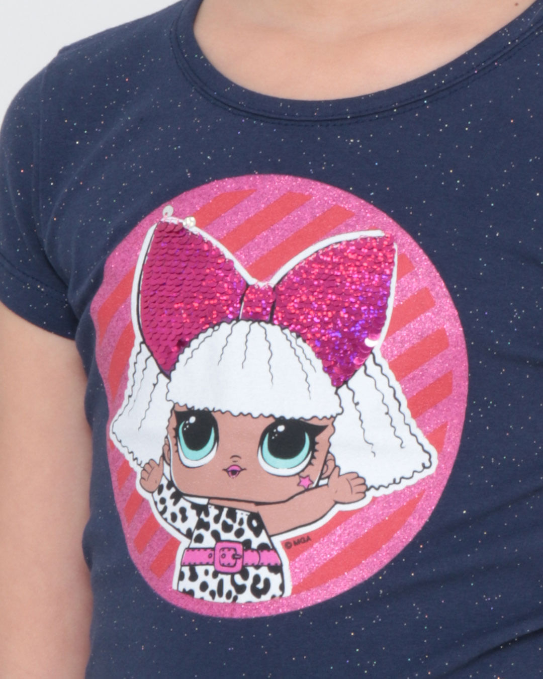 Blusa Infantil Estampa Boneca Lol Surprise Marinho