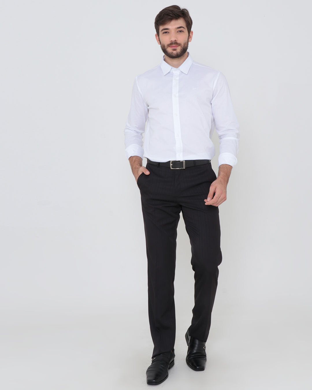 Camisa Preta Camisa Social Com CalÃ§a Branca Calça Preta E Camisa