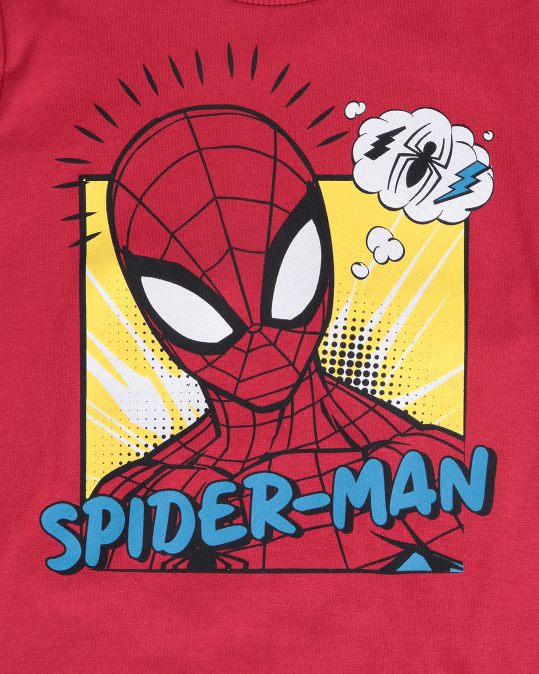 Camiseta Infantil Marvel Homem Aranha Manga Curta Vermelha