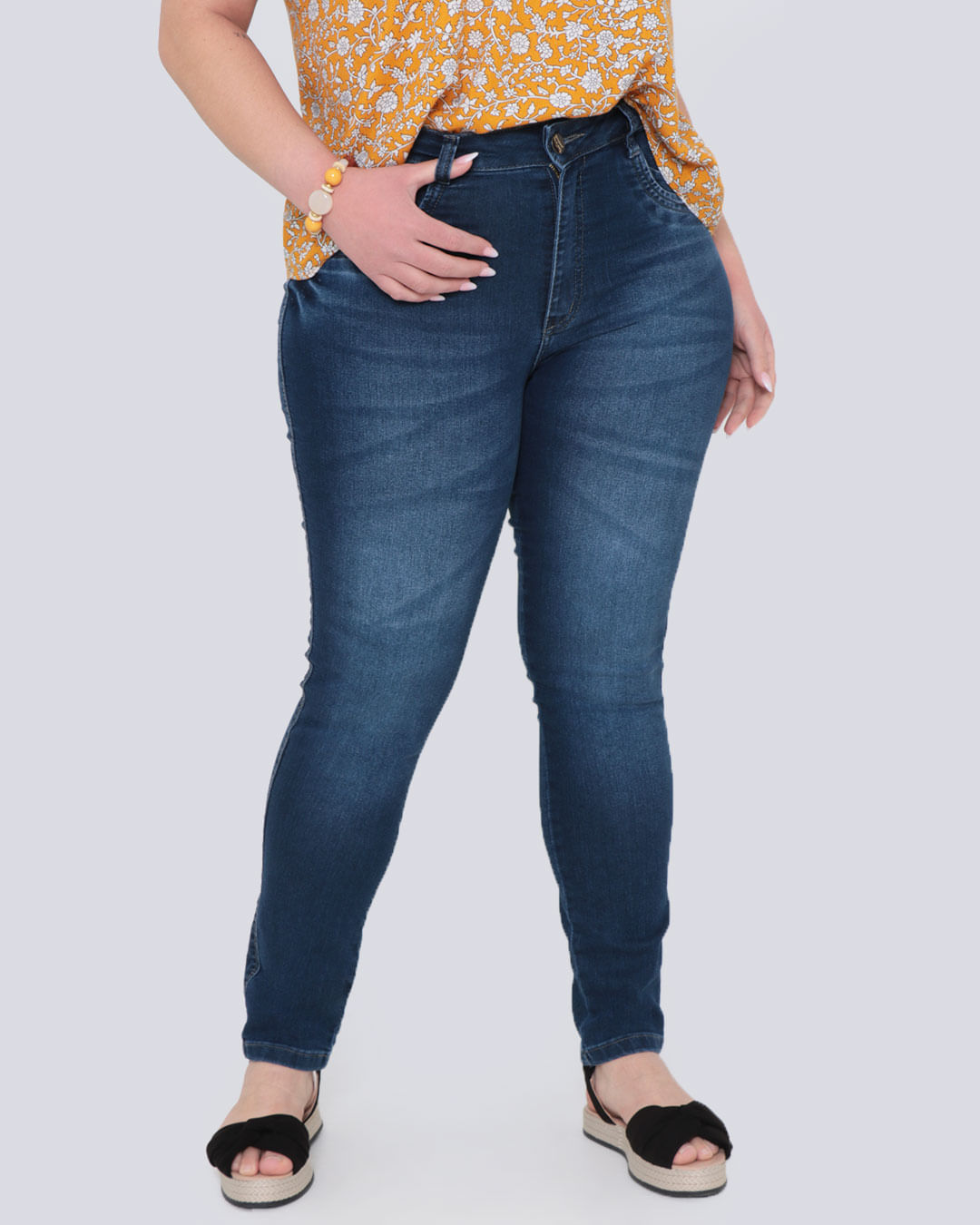 Plus Size Calca Jeans Feminina 2019 Calcas 2019 Moda Plus Size No