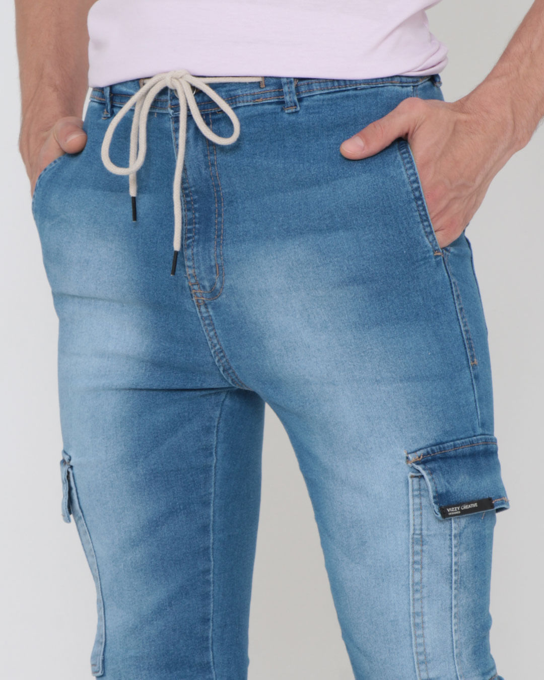 Bolsos Laterais CalÃ§a Jogger Masculina Barata Kit Calça Jogger