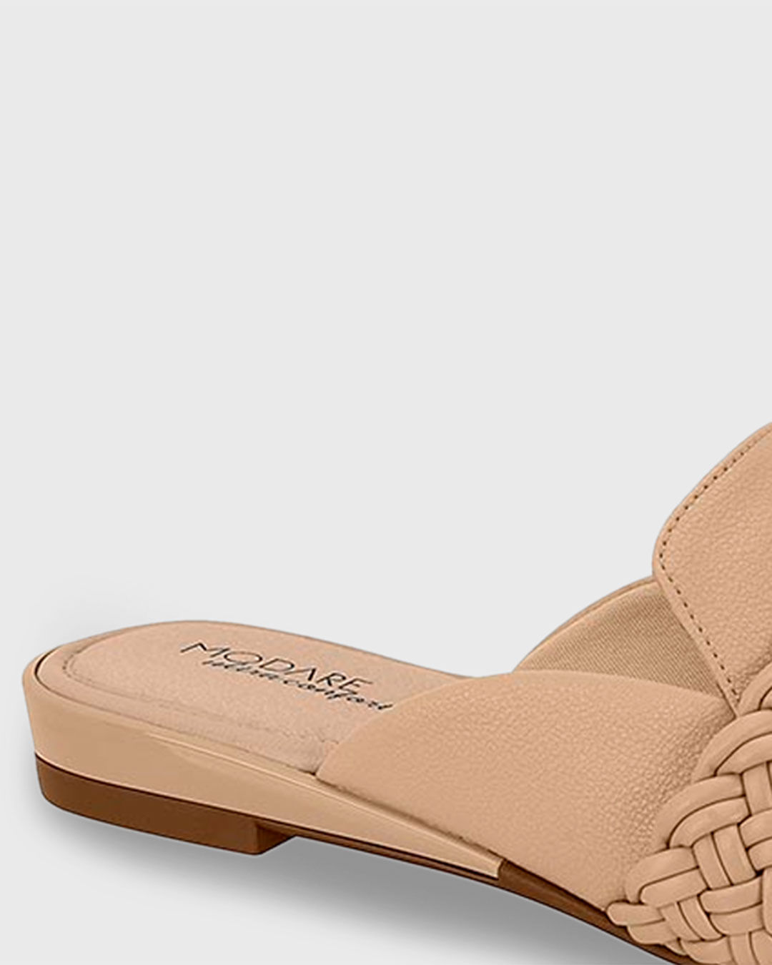 Mule Feminino Bico Redondo Modare Bege Claro