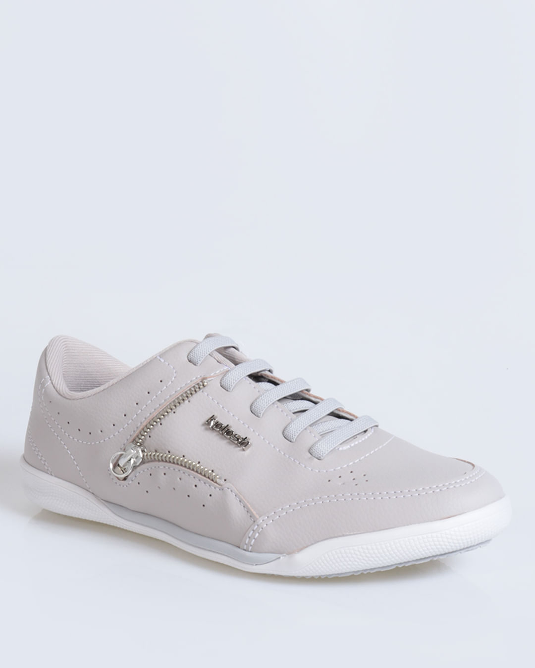 Tênis Feminino Casual Hades Kolosh Cinza Claro Lojas Torra