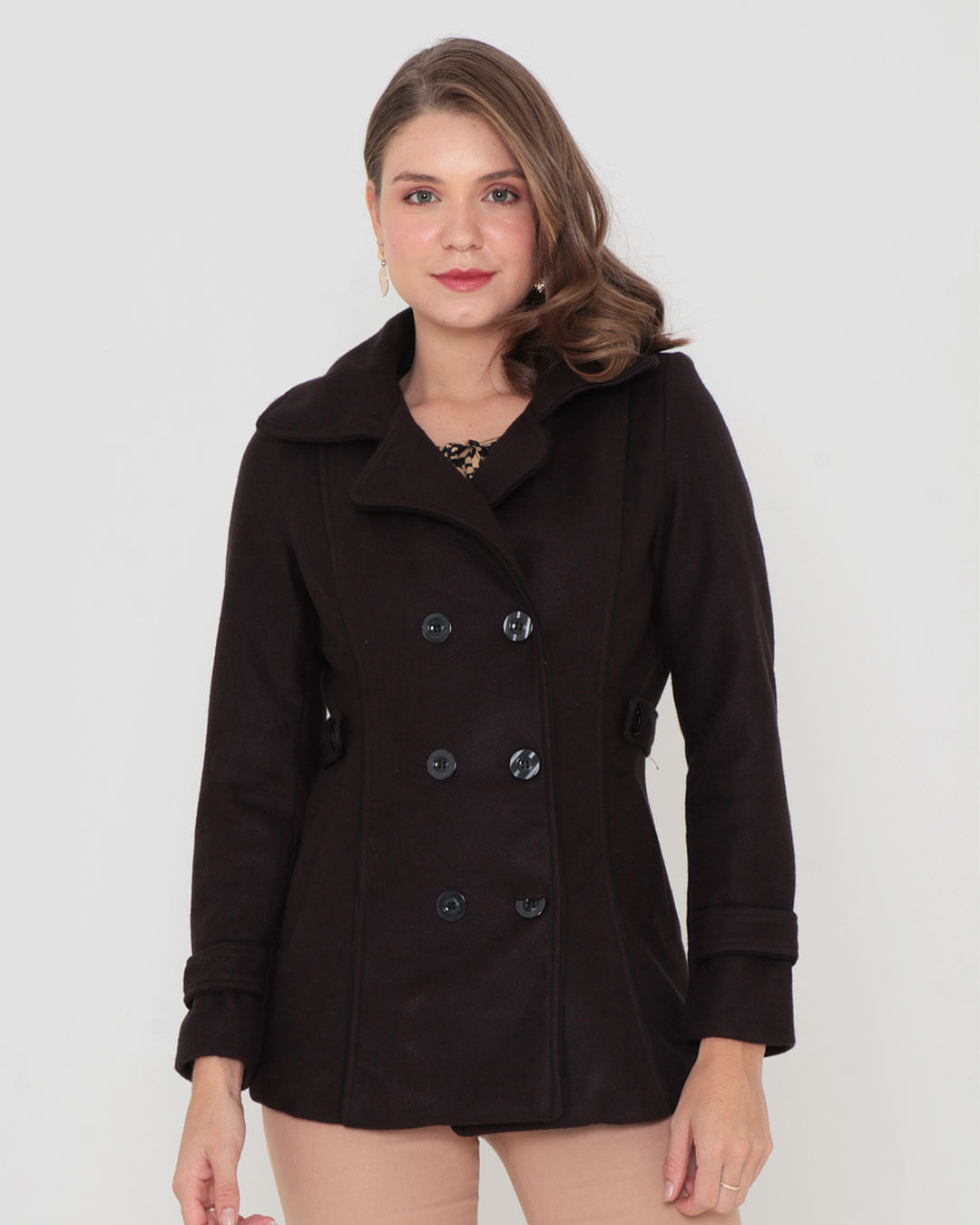 Trench Coat Sobretudo Feminino Suede Zattini Casaco Trench Coat