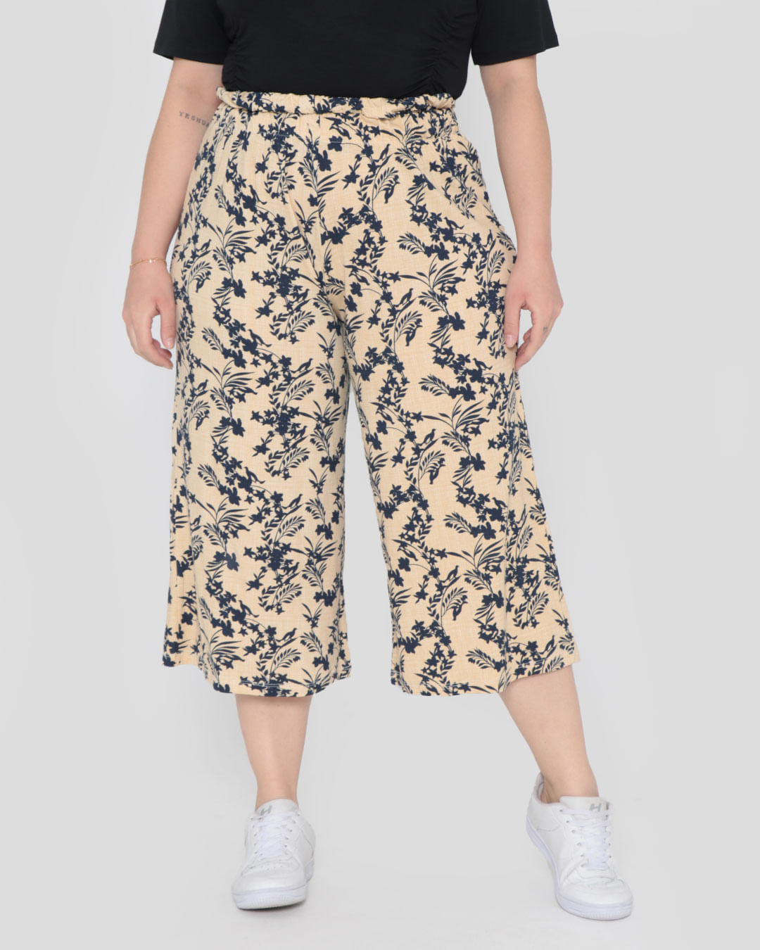 Pantacourt Listrada Pantacourt Estampada Pantacourt De Tecido