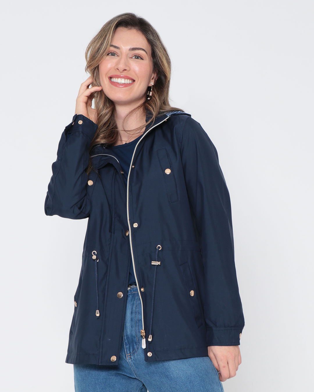 Vento Feminino Conjunto Corta Vento Lacoste Lacoste Blusa Corta