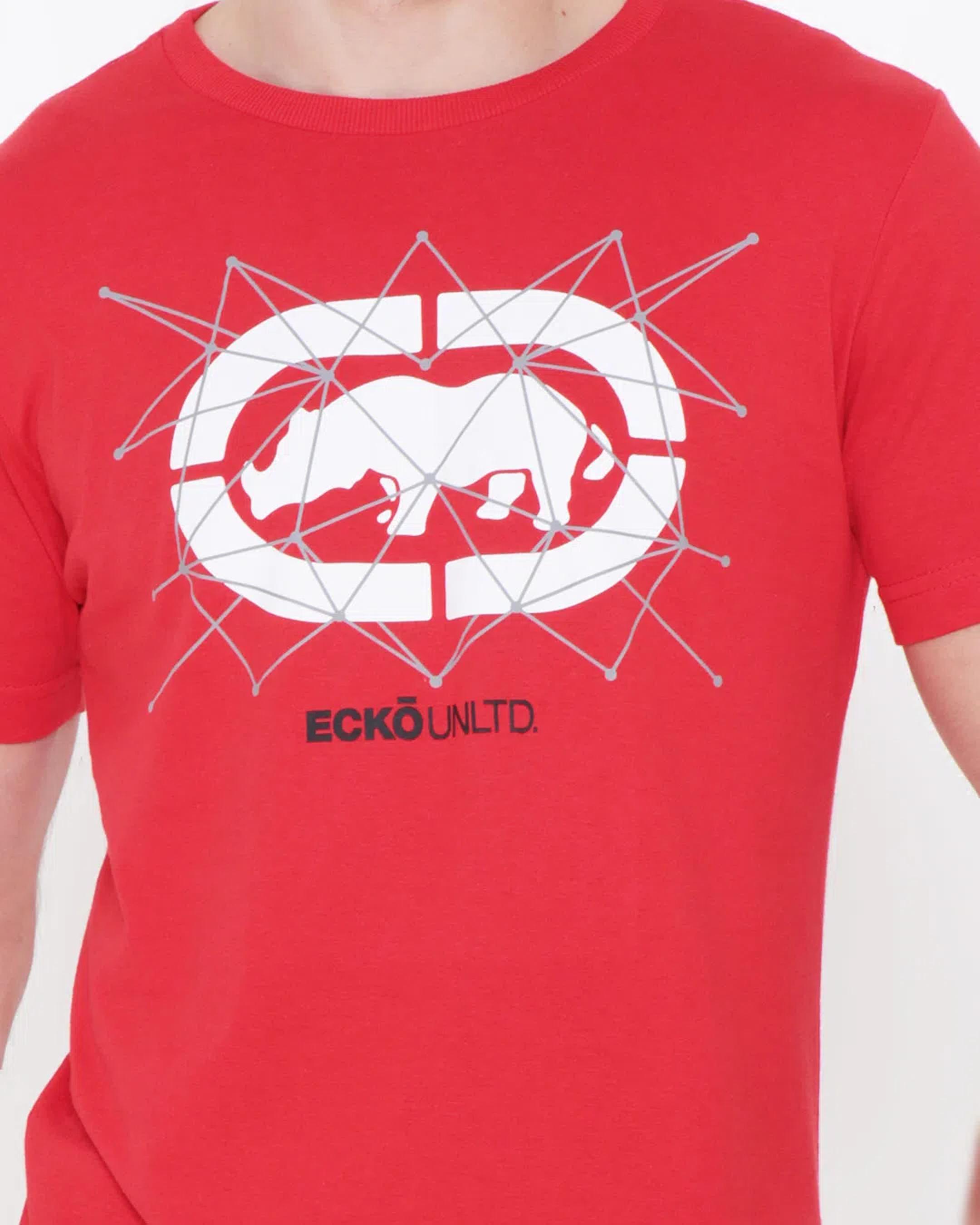 Camiseta Masculina Ecko Vermelha Lojas Torra Lojas Torra
