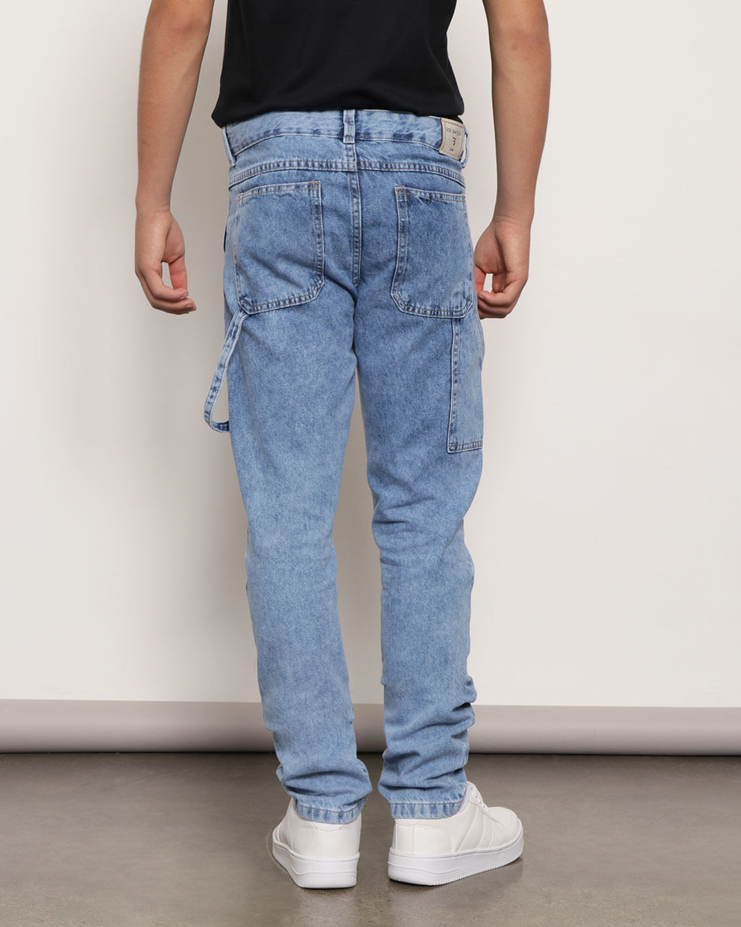 Calça Masculina CalÃ§a Jeans Com Ziper Lateral Comprar Calça