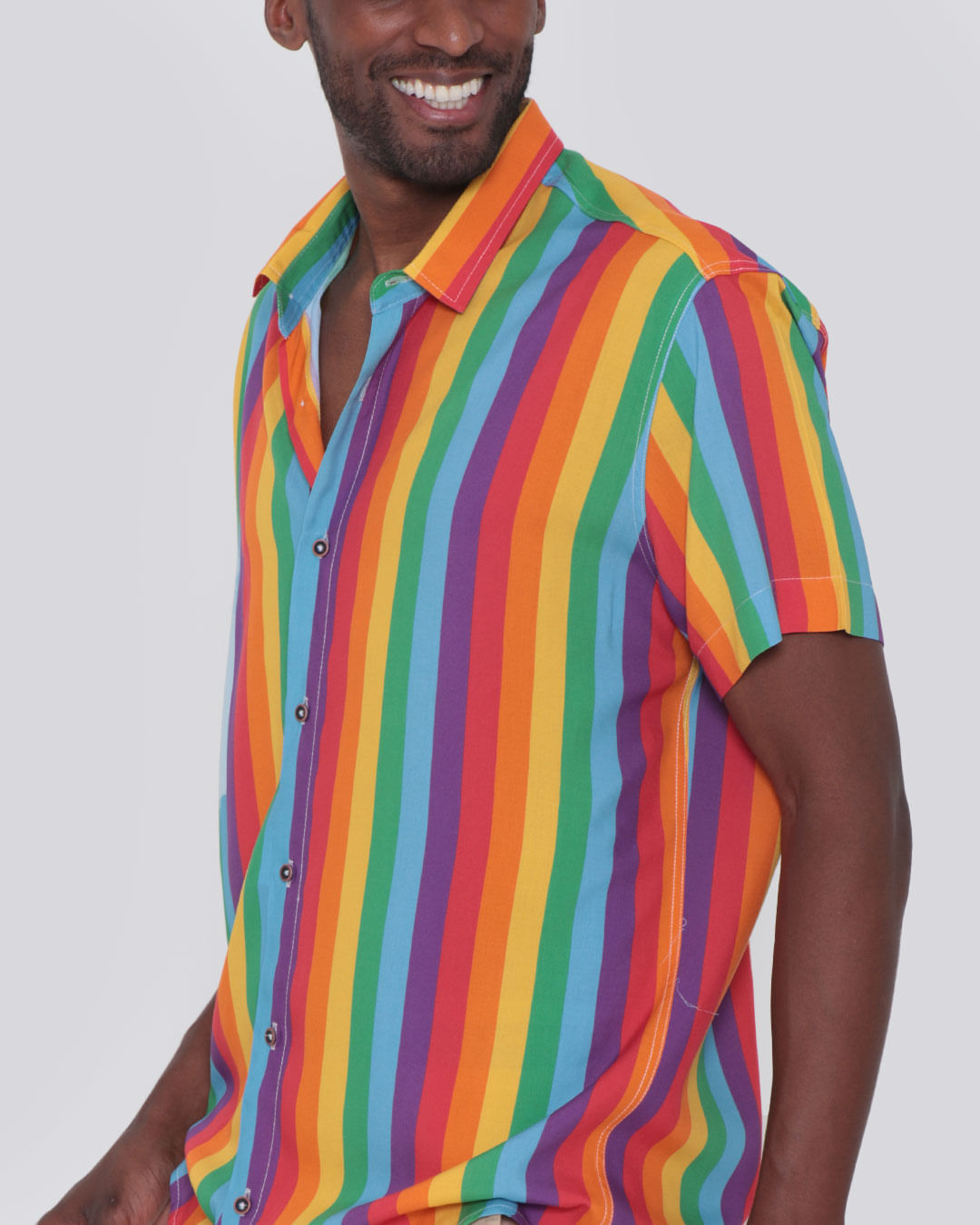 Looks Camisa Listrada Colorida Masculina Roupas Moda Masculina