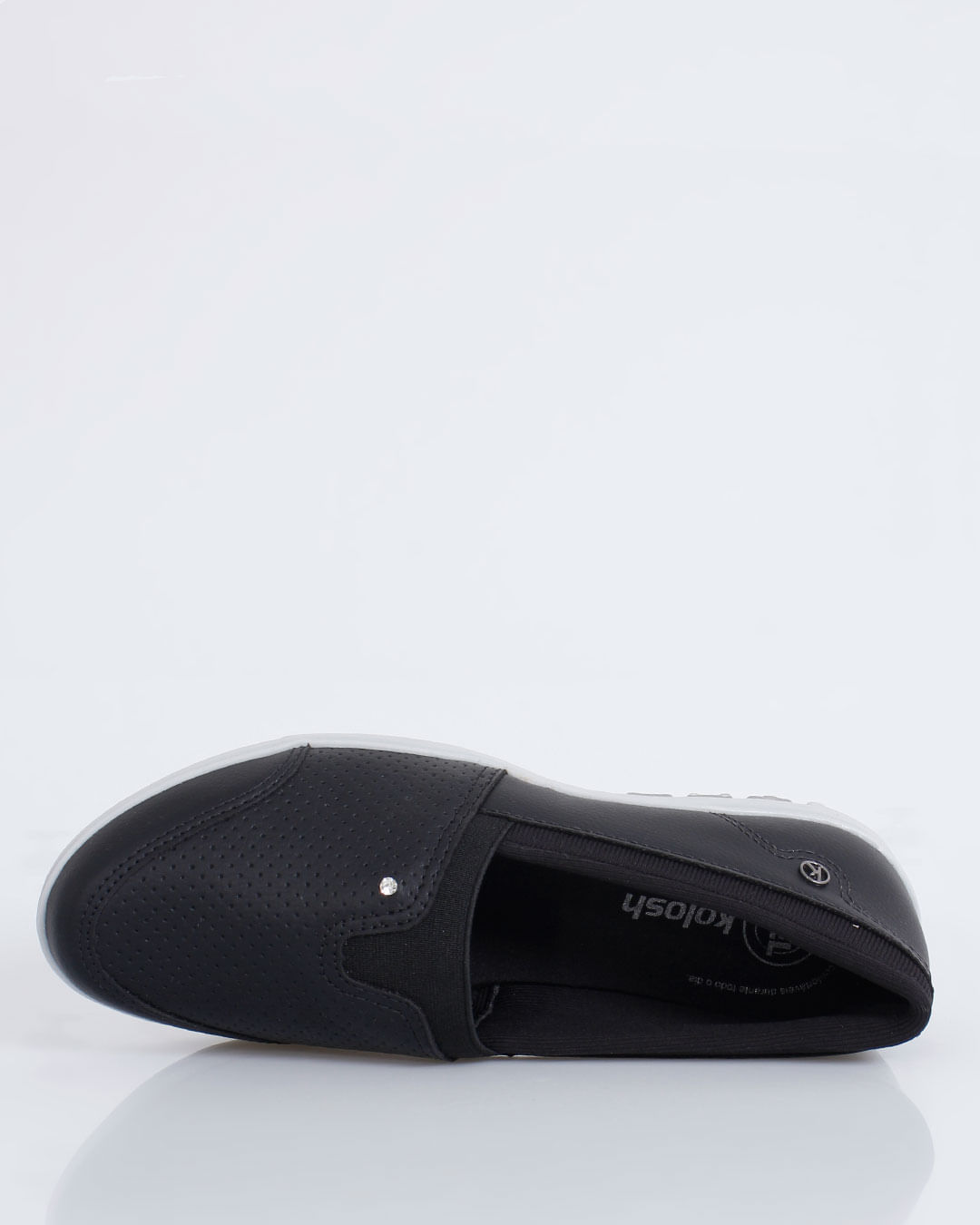 Tênis Feminino Kolosh Casual Slip On Preto