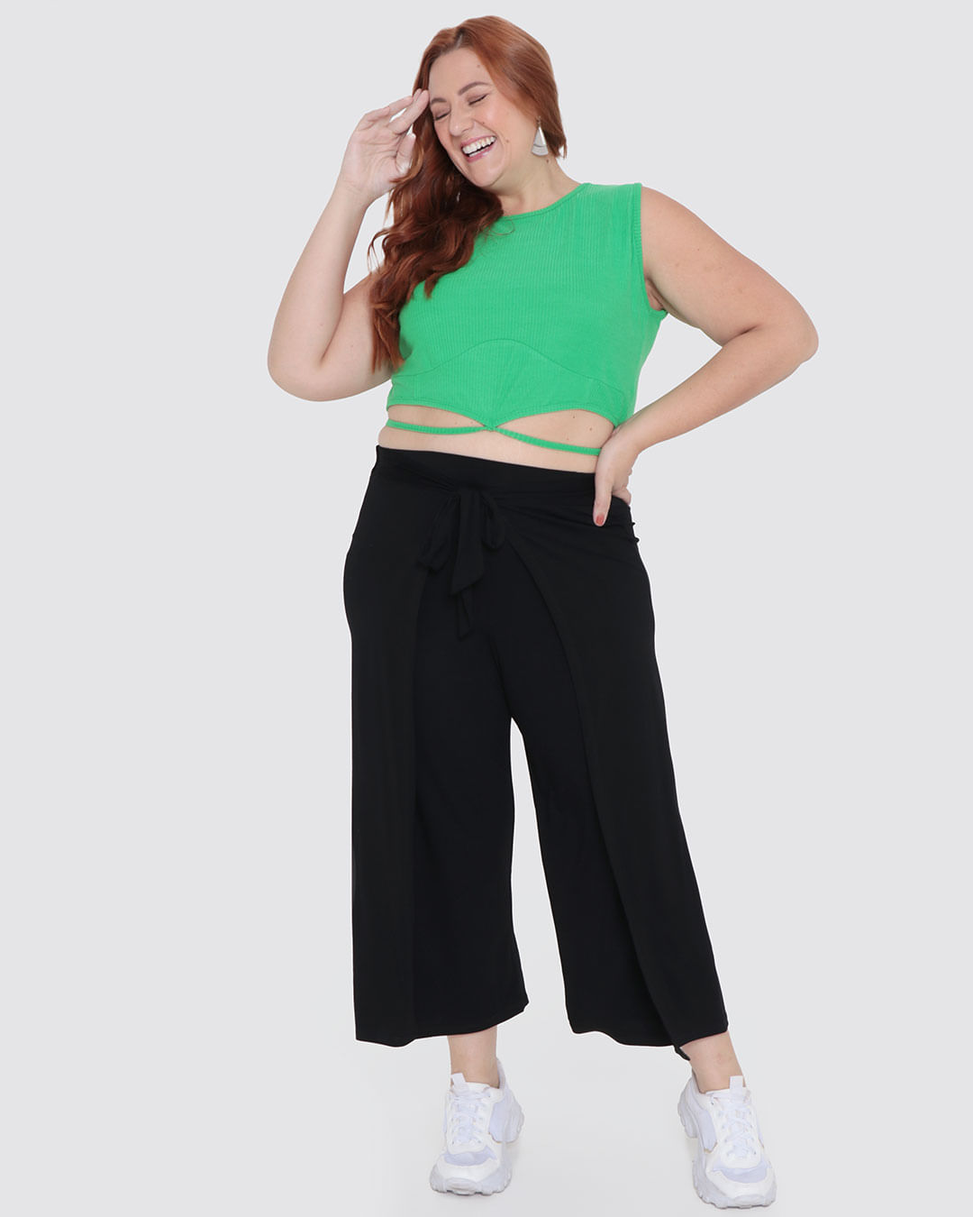 Pantacourt Plus Size CalÃ§a Preta Pantacourt Plus Size Pantacourt