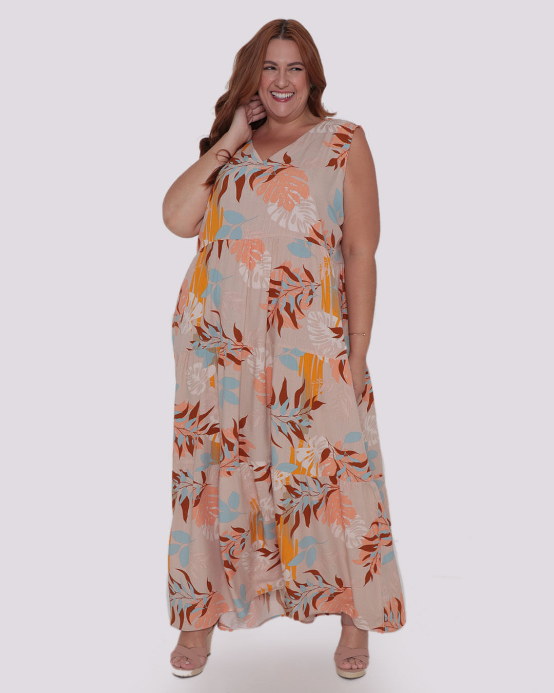Vestido Longo Viscose Plus Size Vestido Longo Plus Size Festa