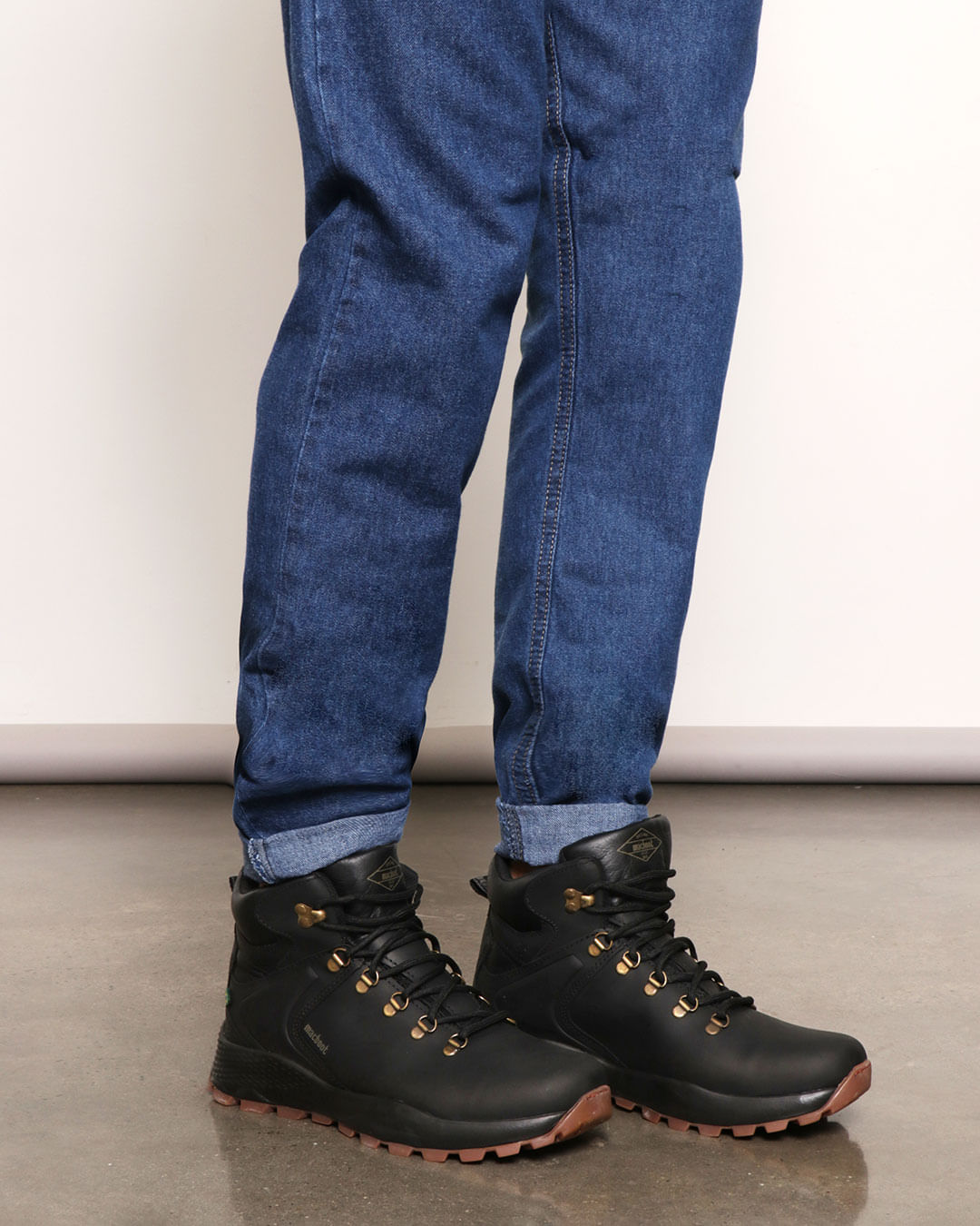 Bota Masculina Couro Macboot Imeri 02 Preta Lojas Torra Lojas