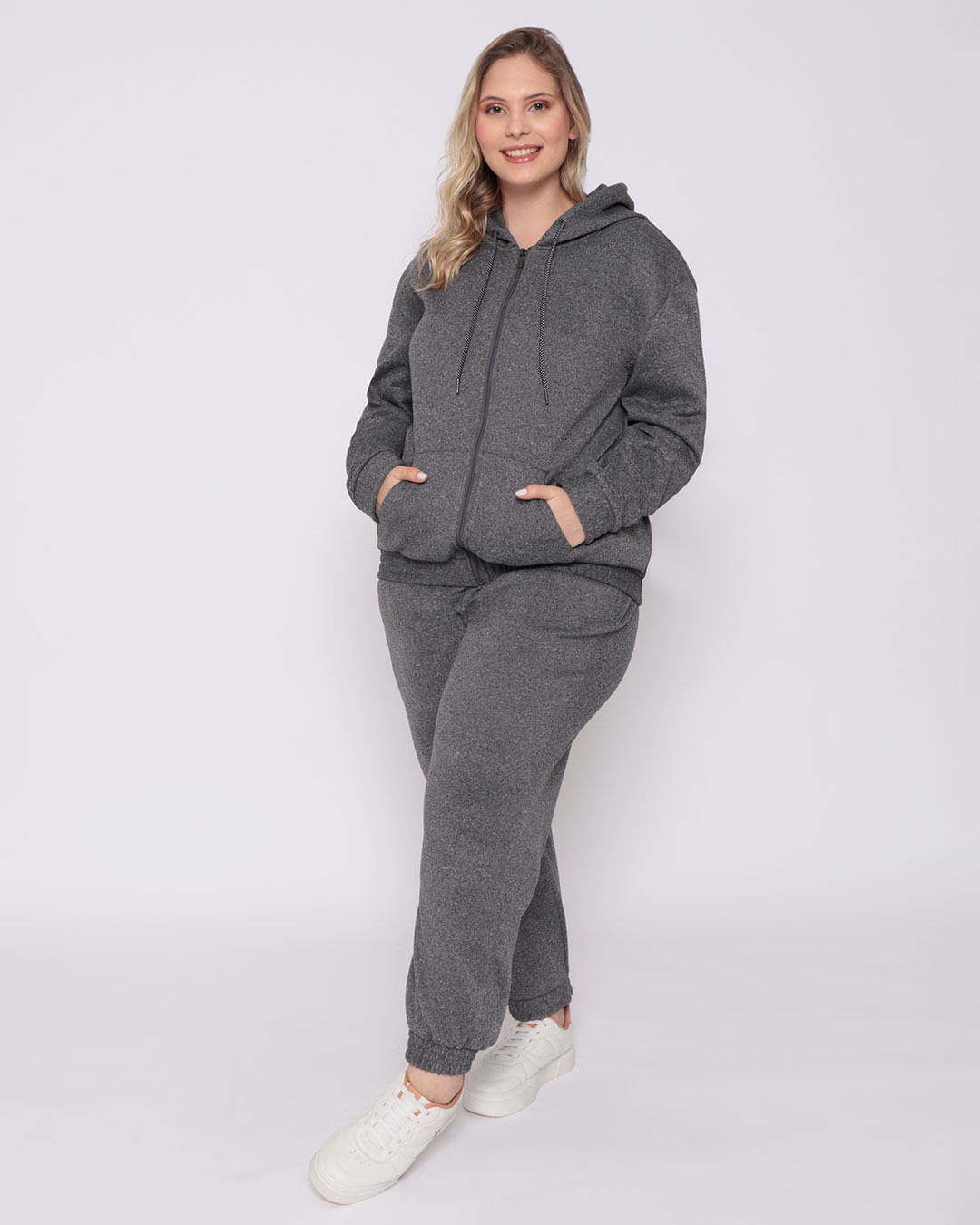 Casaco Moletom Blusa Moletom Plus Size Feminino Casaco Moletom