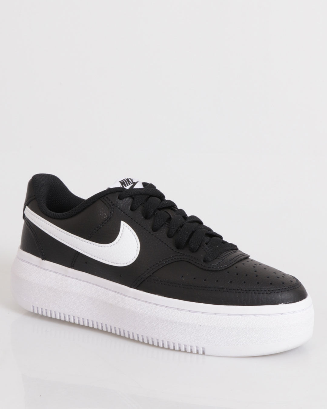 Tênis Casual Tenis Nike Flatform Feminino Preto TÃªnis Nike Court