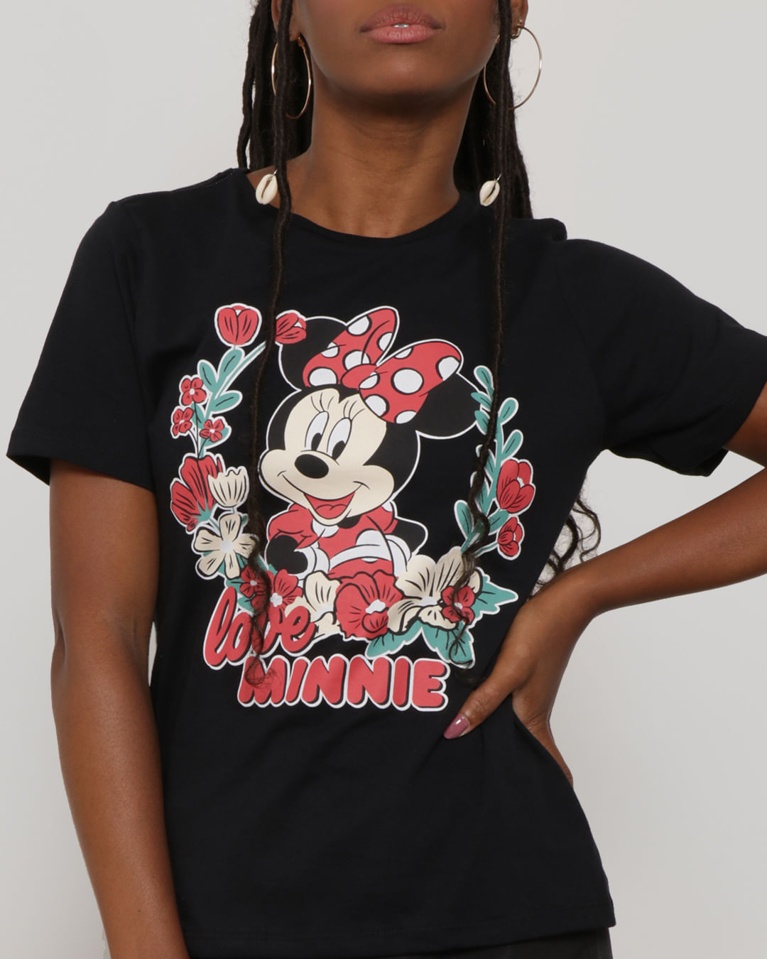 Camiseta Feminina Blusa De Minnie Mouse Camiseta Feminina Camiseta