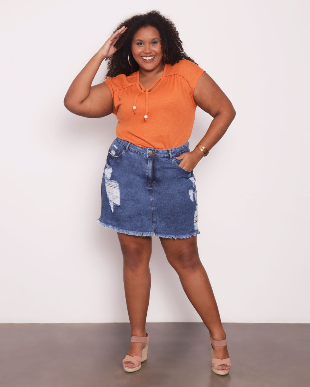 Shorts Posthaus Plus Size Feminino Plus Size Short Baratos