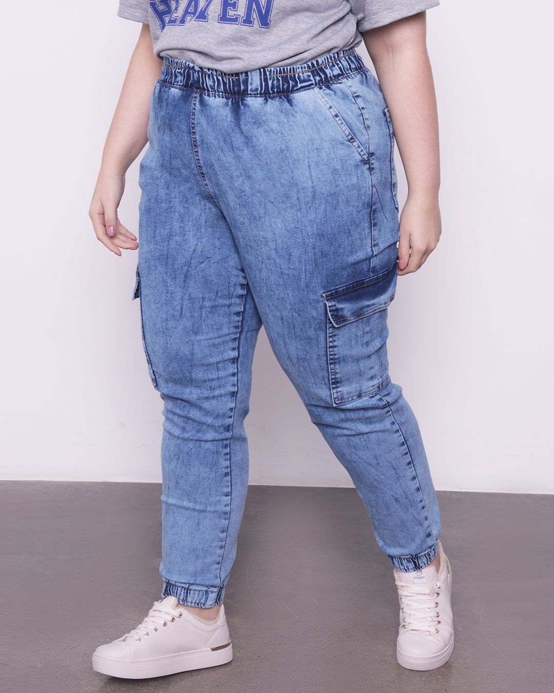 Cala Moletom Feminina Plus Size Conjunto Calça Jogger Feminina Calça Reta  Plus Size Uzbequistão Jeans Program, image size:1080x1350