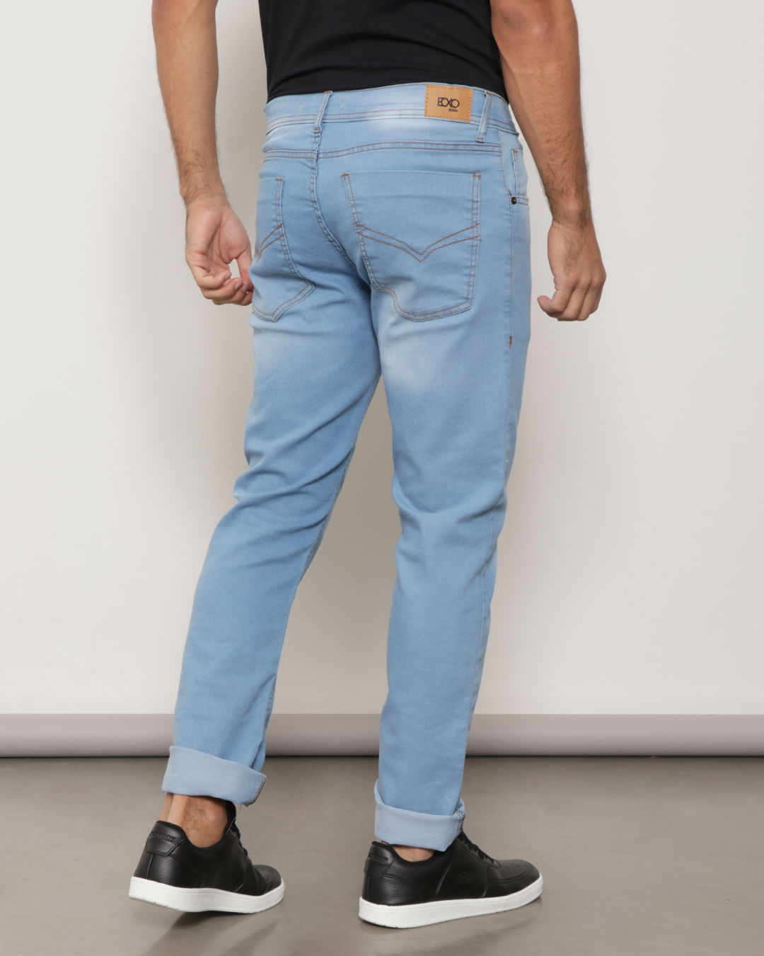 Calça Jeans Masculina Slim Azul Claro