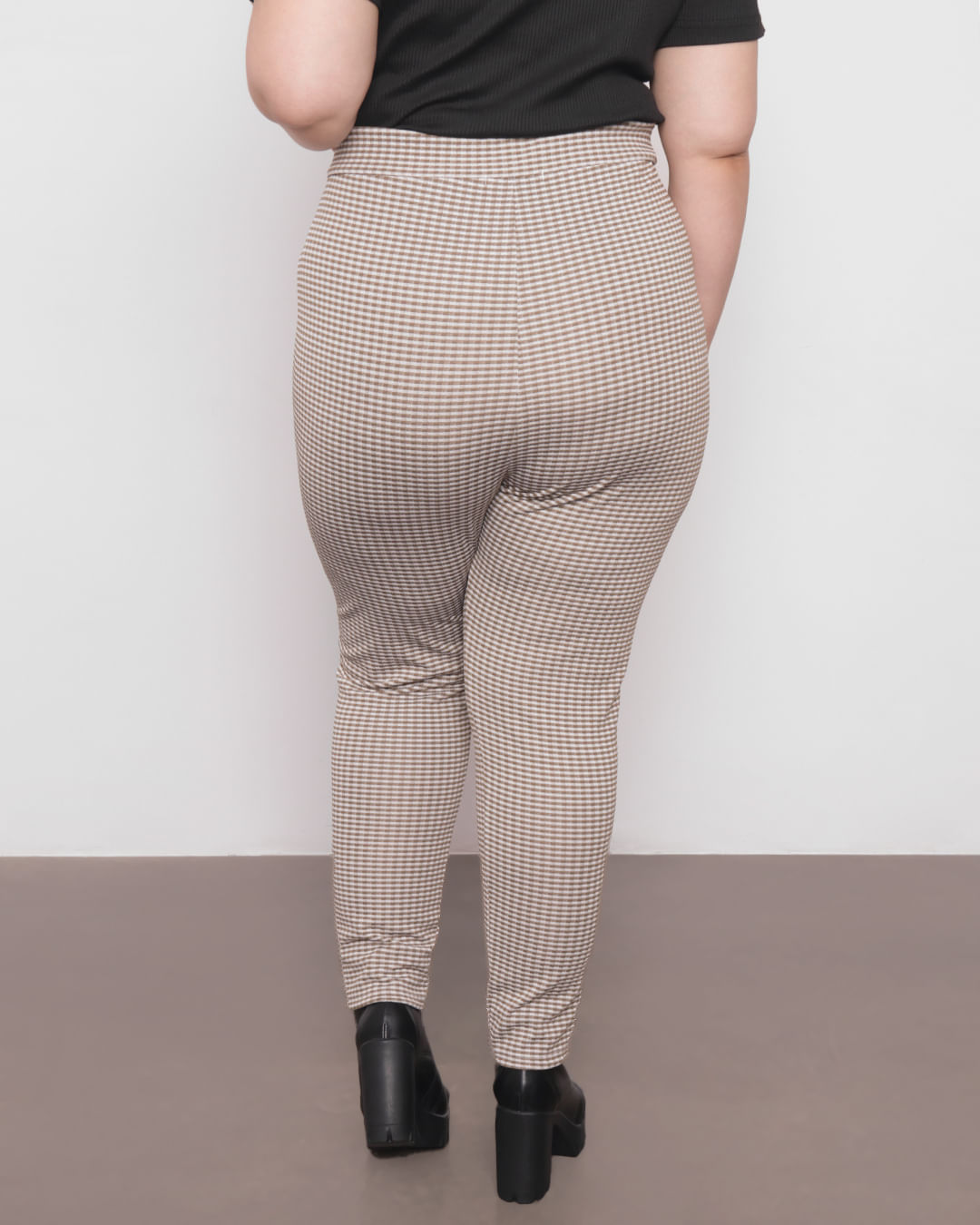 Legging CalÇa De LÃ£ Xadrez Calça Plus Size Feminina Legging Malha