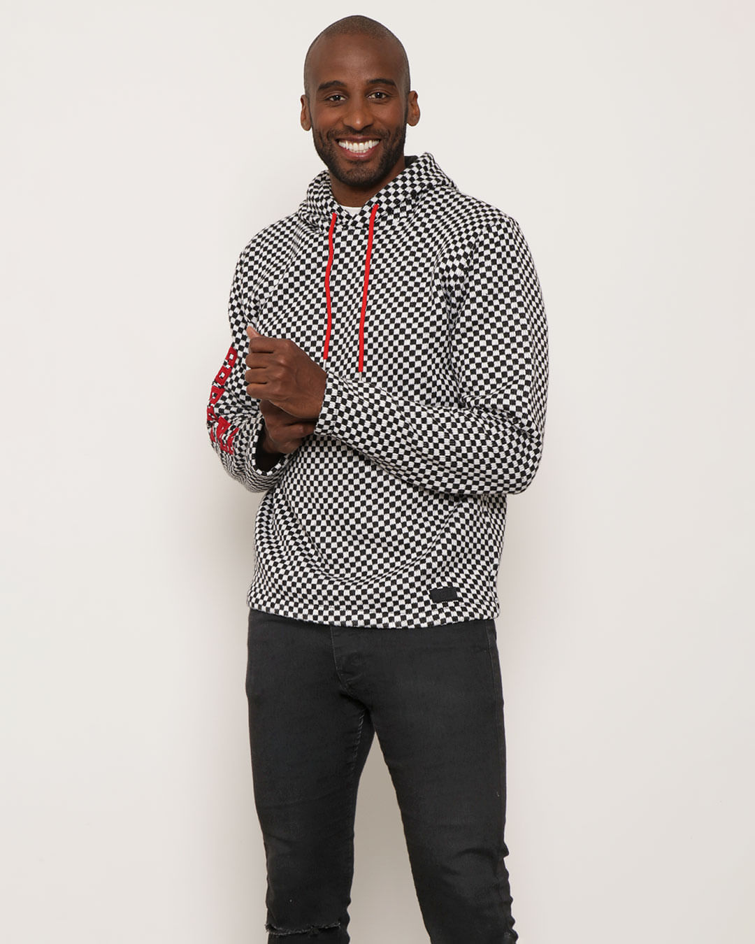 Tricô Sueter Xadrez Masculino Blusão Masculino Tricô Estampado