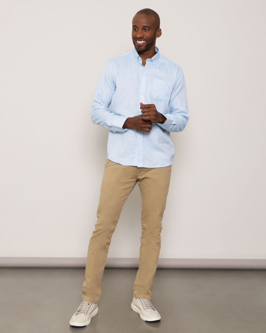 moda masculina calÇa jeans com camisa social