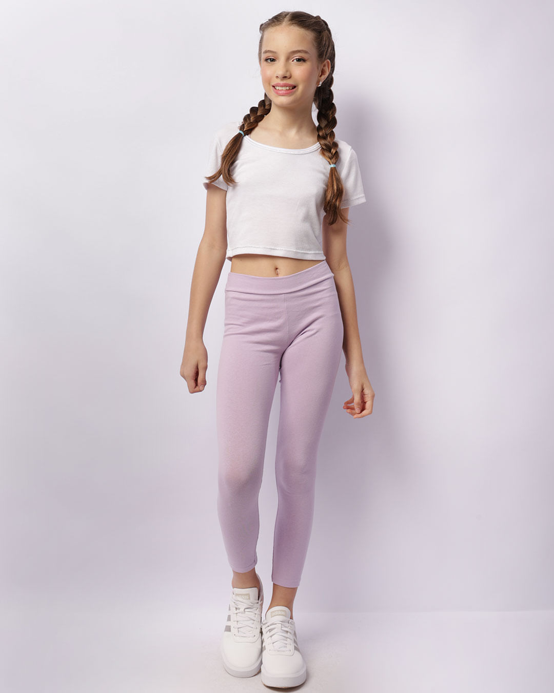 Calça Legging Juvenil Lilás