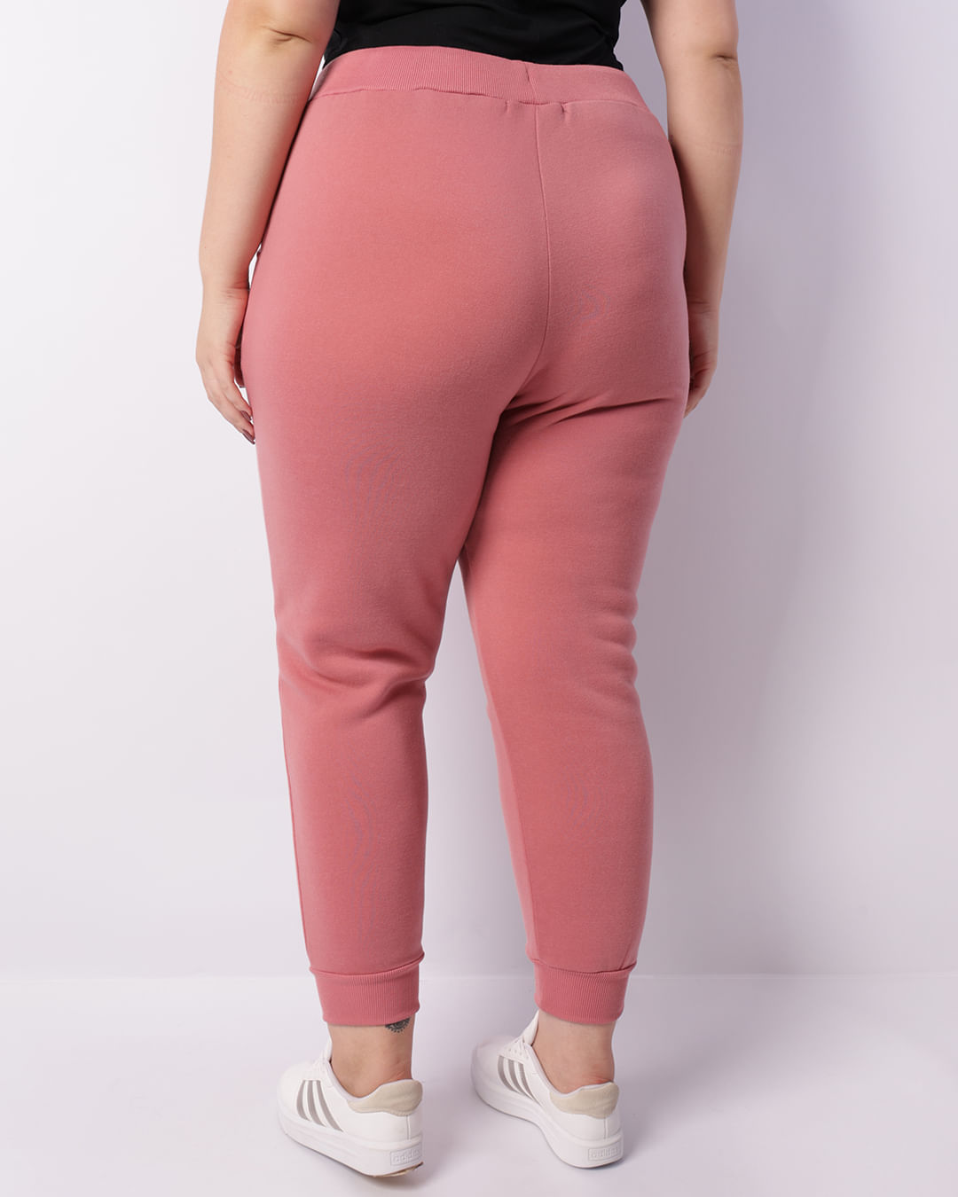 Dafiti CalÃ§a Jogger Feminina Cirre Plus Size CalÃ§a Jogger Rosa