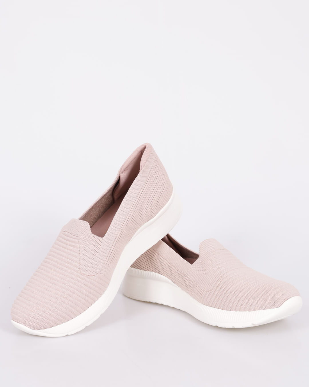 Tênis Feminino Casual Slip On Kolosh Texturizado Rosa