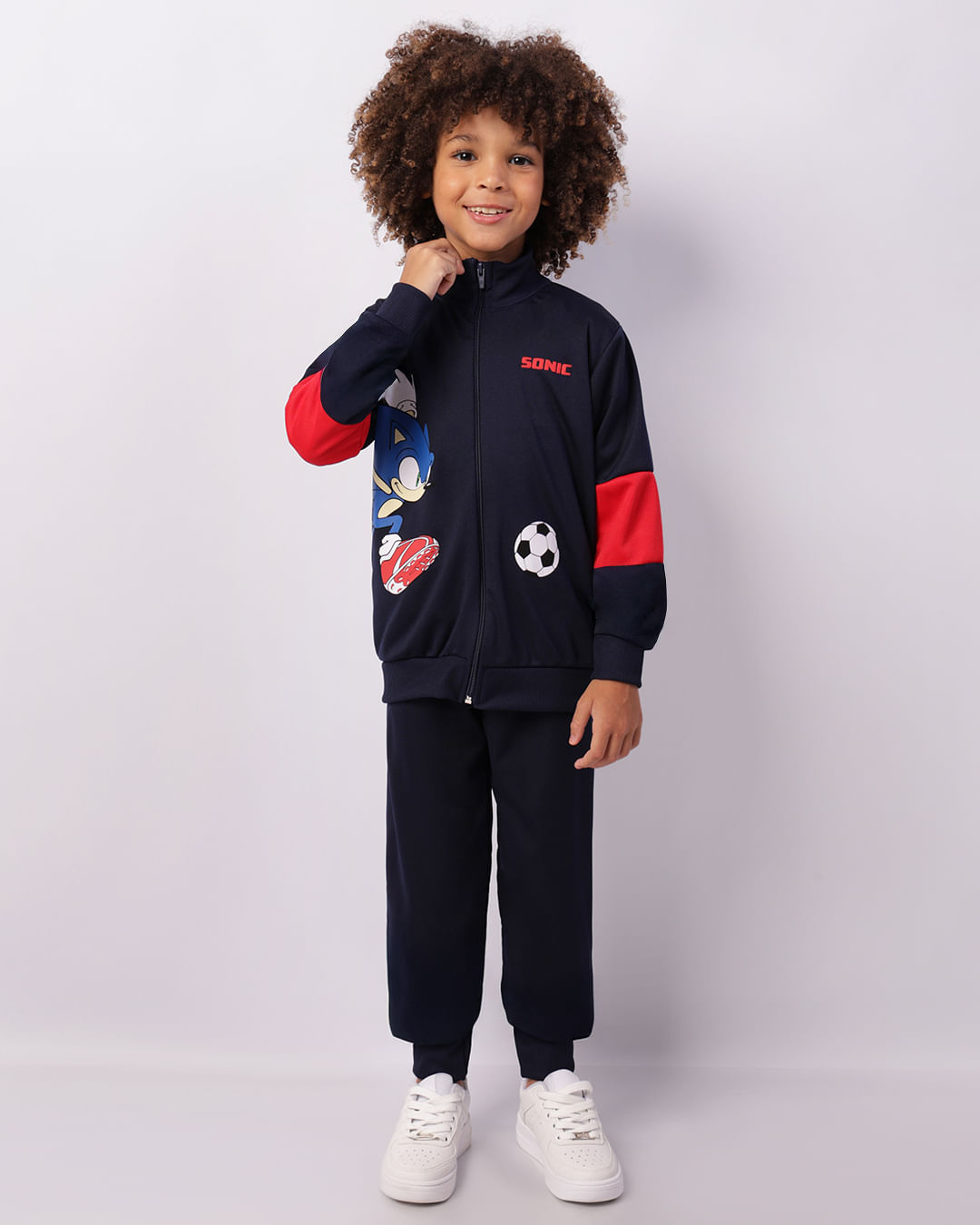 Calça Infantil Jogger Helanca Marinho-1744731671386