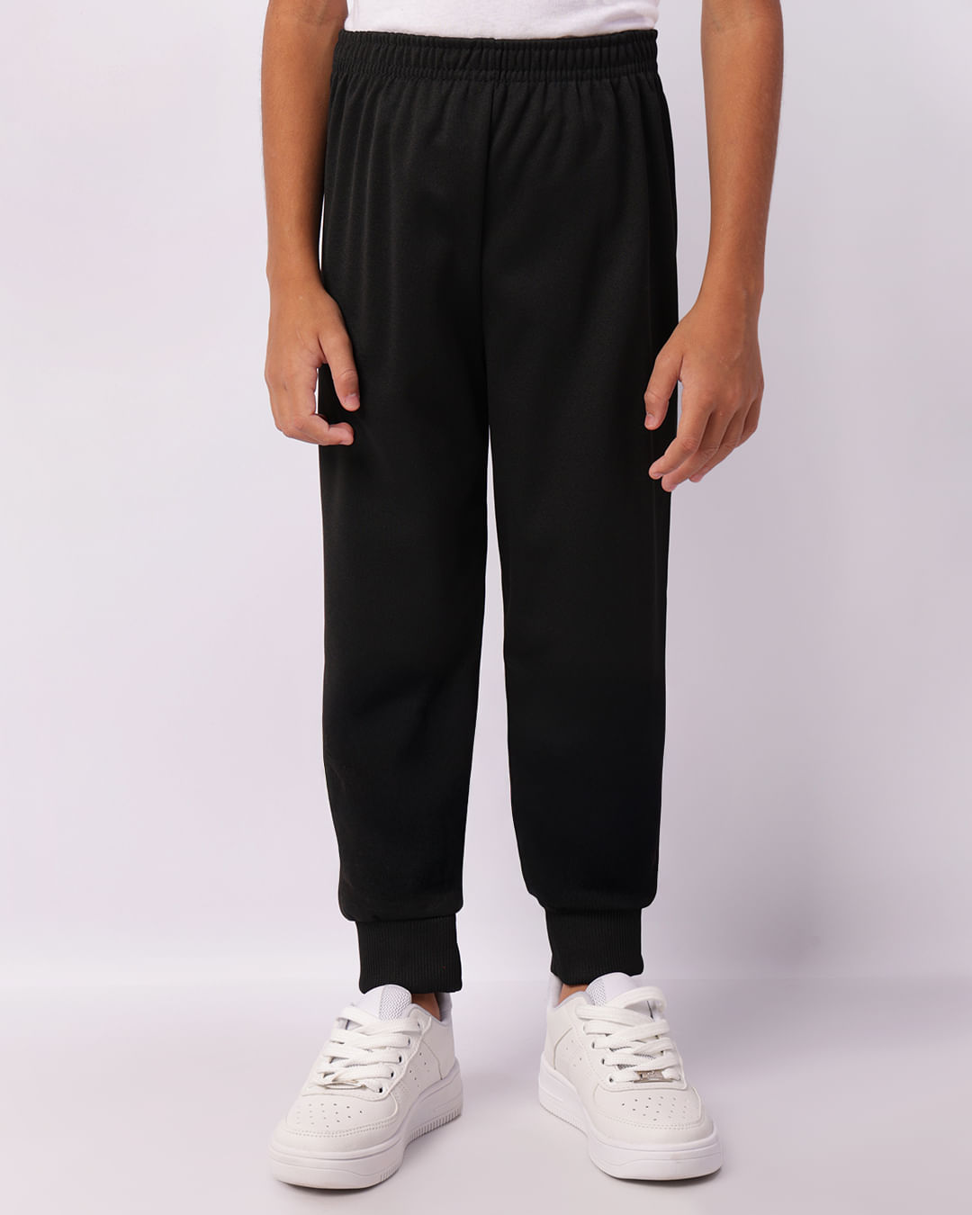 Calça Infantil Jogger Helanca Preta-1744748981392
