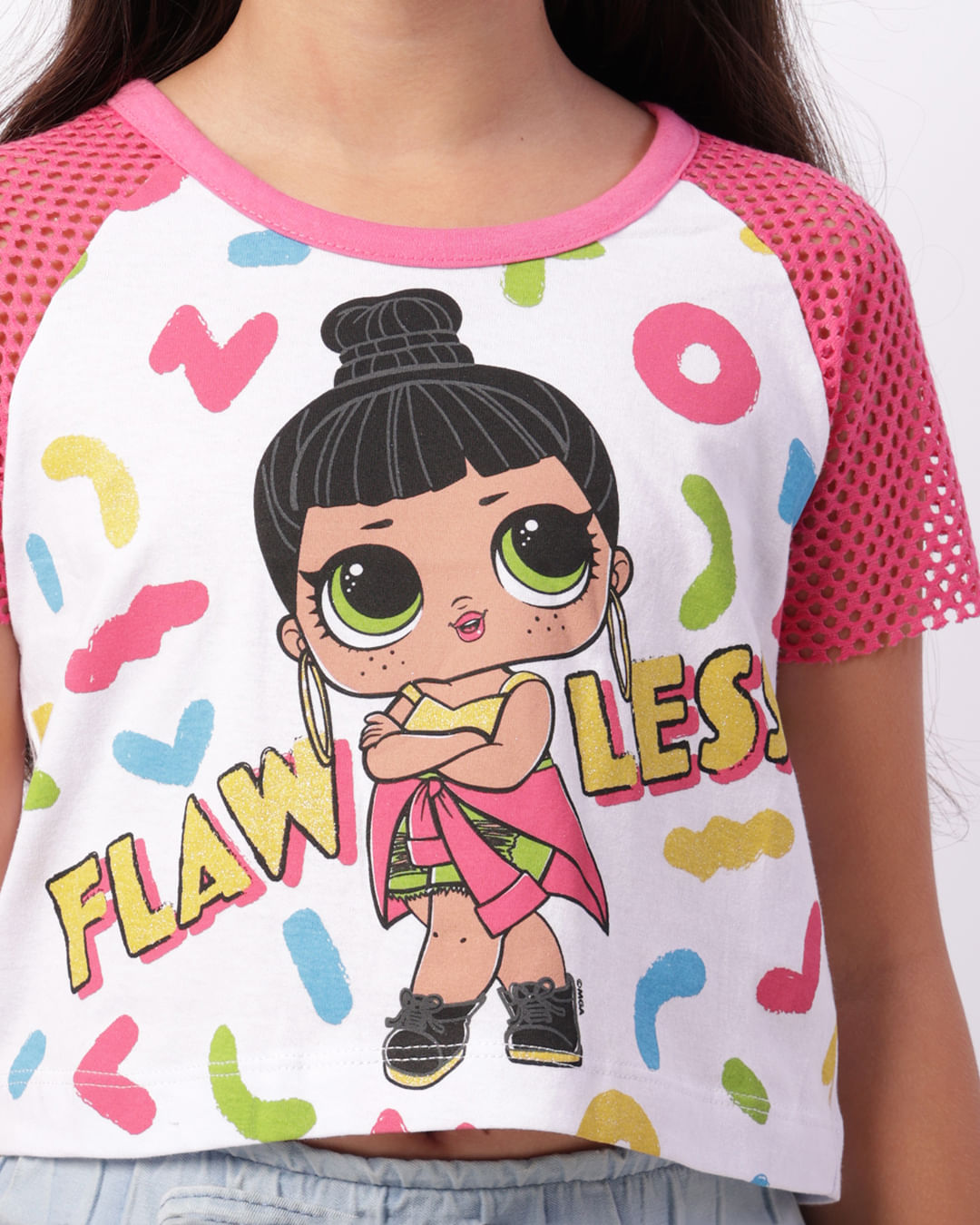 Camisa Blusas De Lol Surprise Blusa Infantil Estampa LOL Surprise