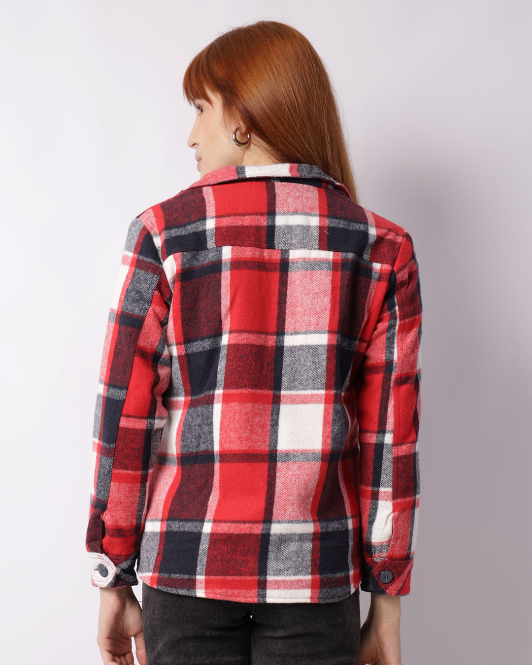 Casaco Colcci Xadrez Vermelho Casaco Xadrez Colcci Feminino Jaqueta Xadrez  Colcci COLCCI Coleção