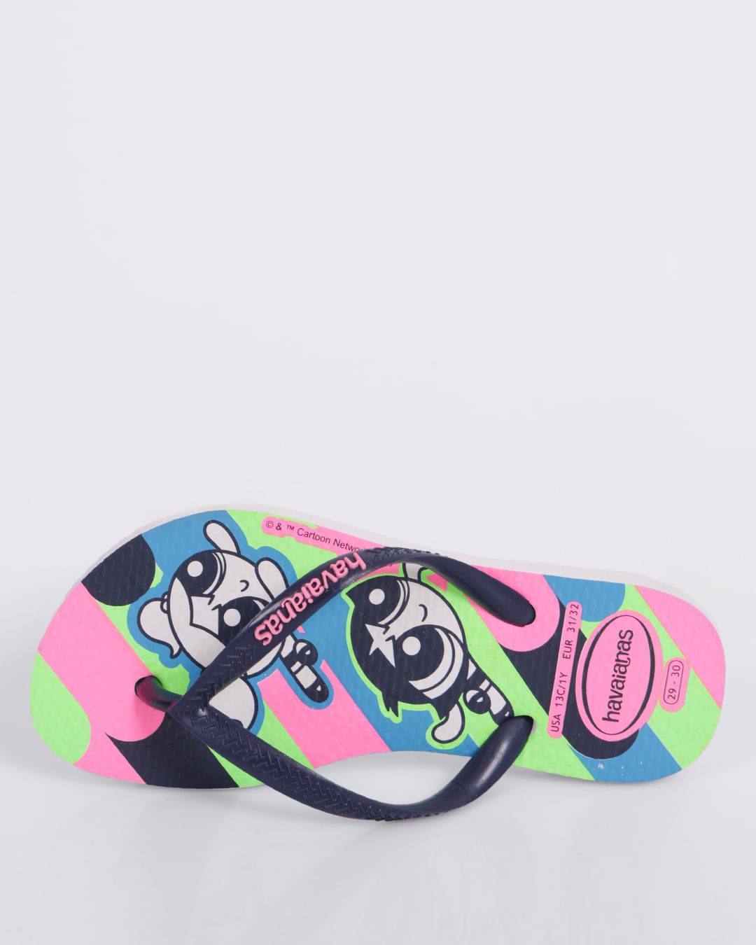 Chinelo Havaianas Infantil As Meninas Superpoderosas Branco