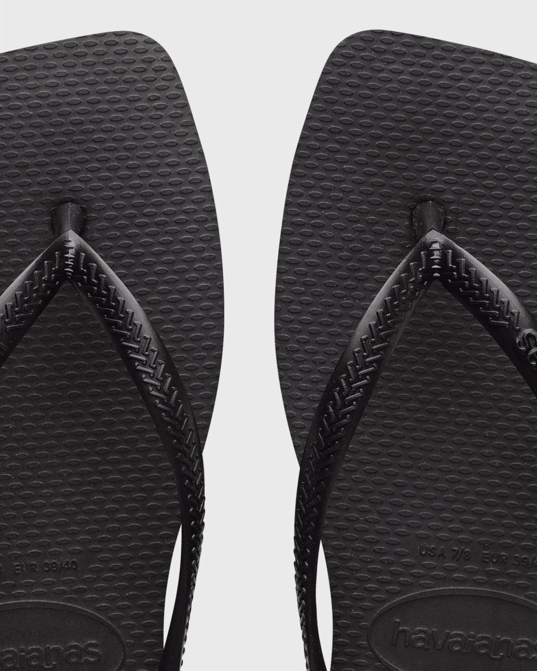 Chinelo Havaianas Feminino Slim Square Preto