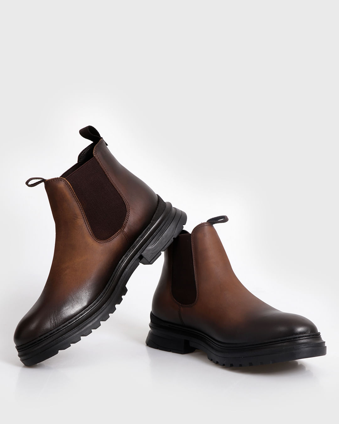 Bota Masculina Democrata Couro Garage Eron Marrom