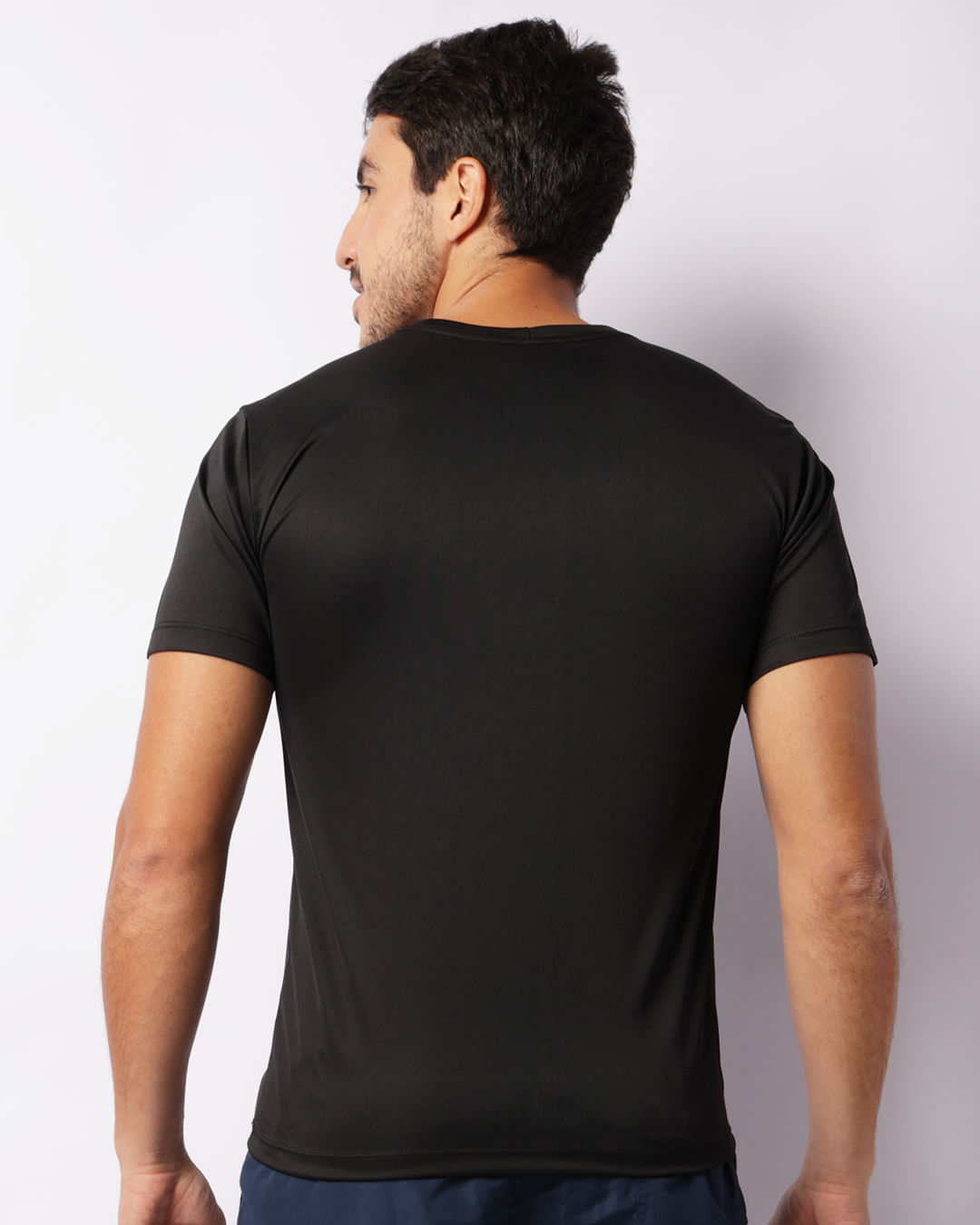 Camiseta Esportiva Masculina Dry Fit Fitter Preta